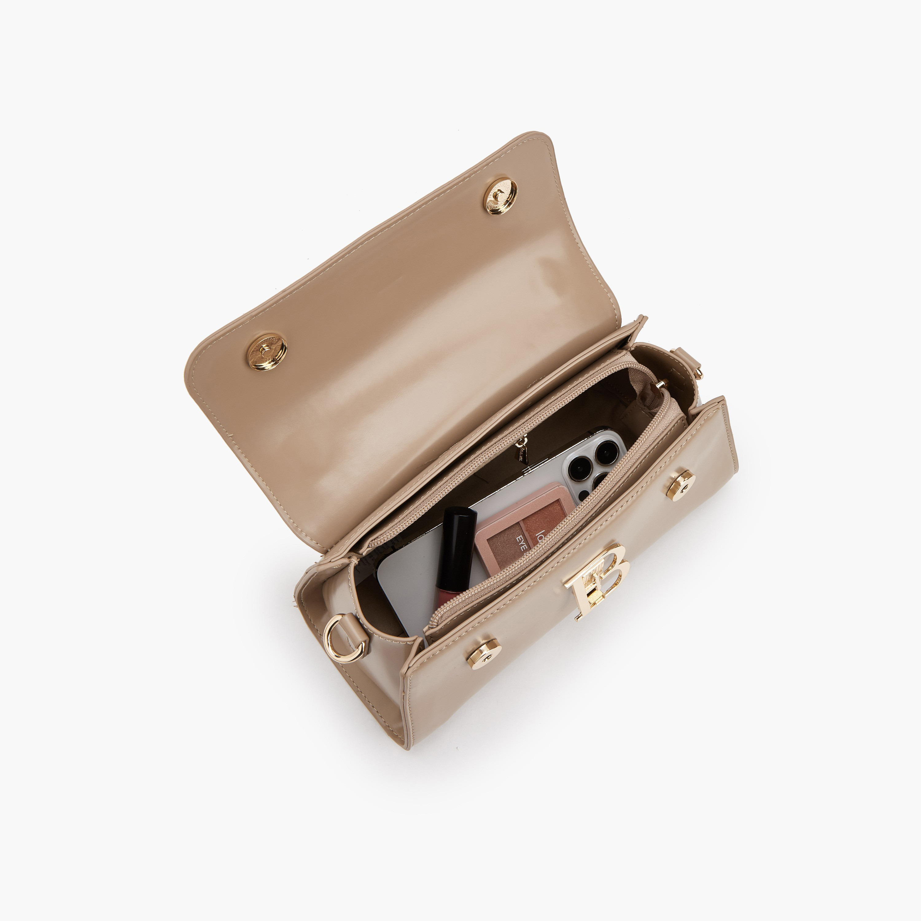 شنطة ساتشيل سادة بحزام قابل للفصل من فلورا بيلا-women-bagsandwallets-handbags-image-7