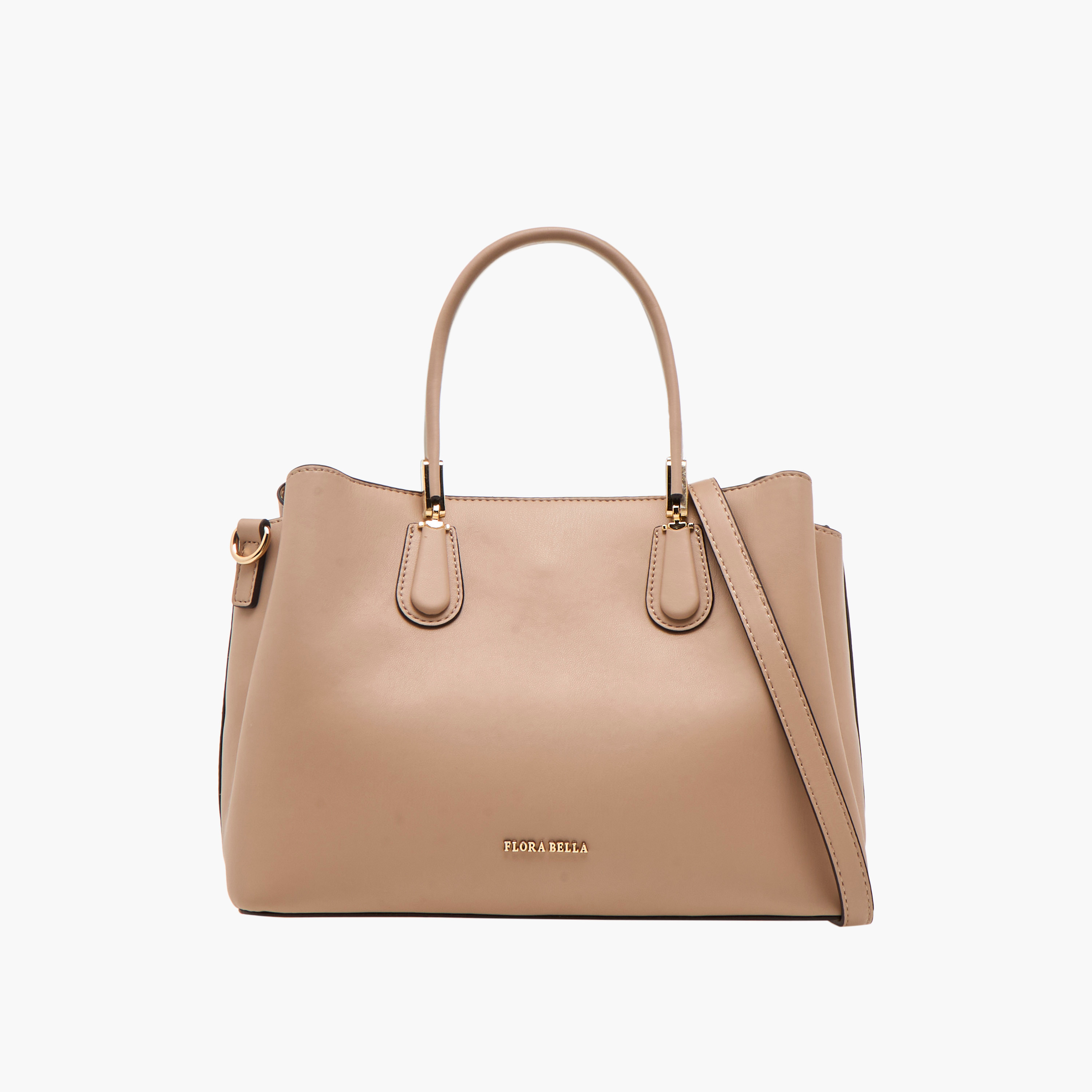 Flora Bella Solid Tote Bag with Detachable Strap-women-bagsandwallets-handbags-image-1