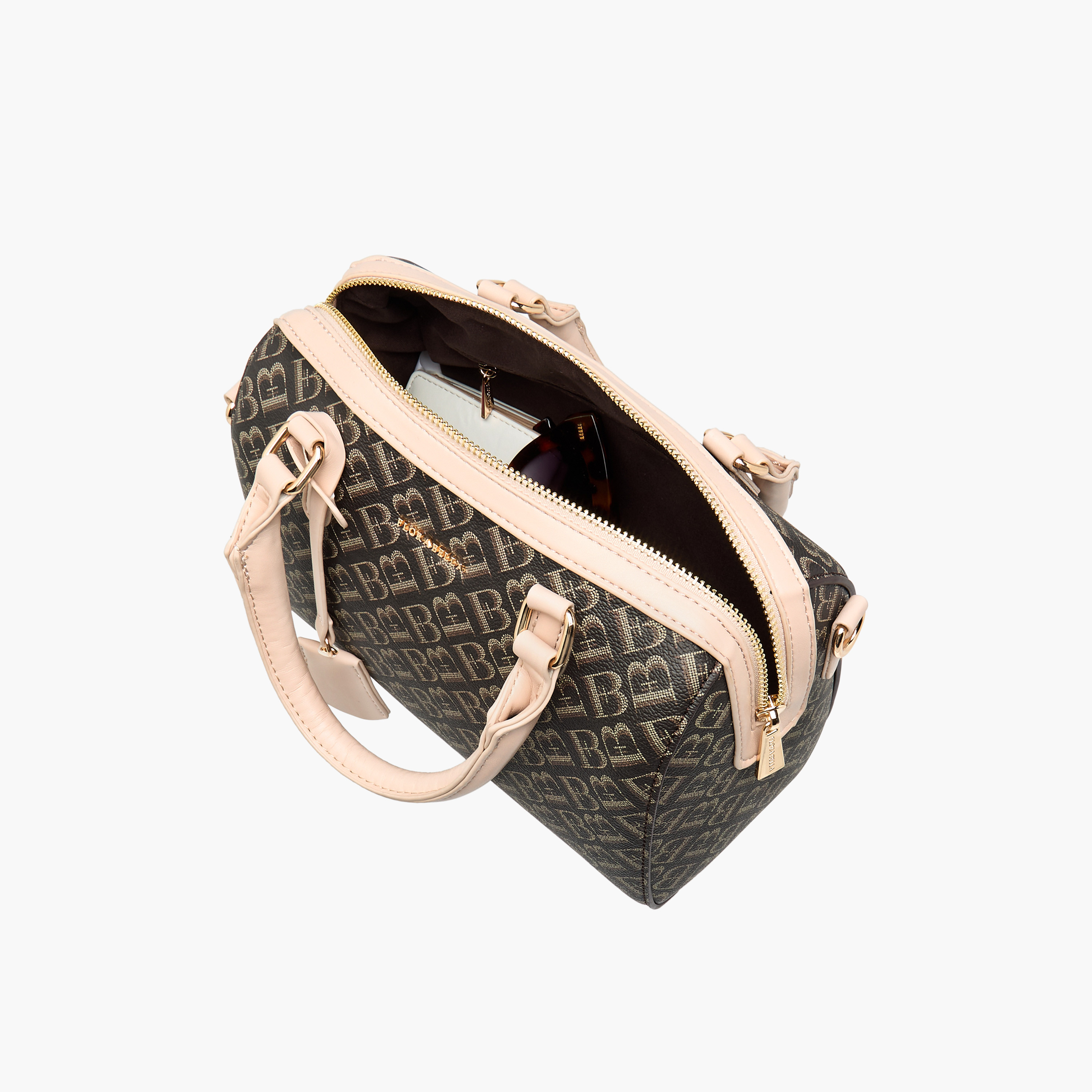 Flora Bella Monogram Print Tote Bag with Handles and Detachable Strap-women-bagsandwallets-handbags-image-8