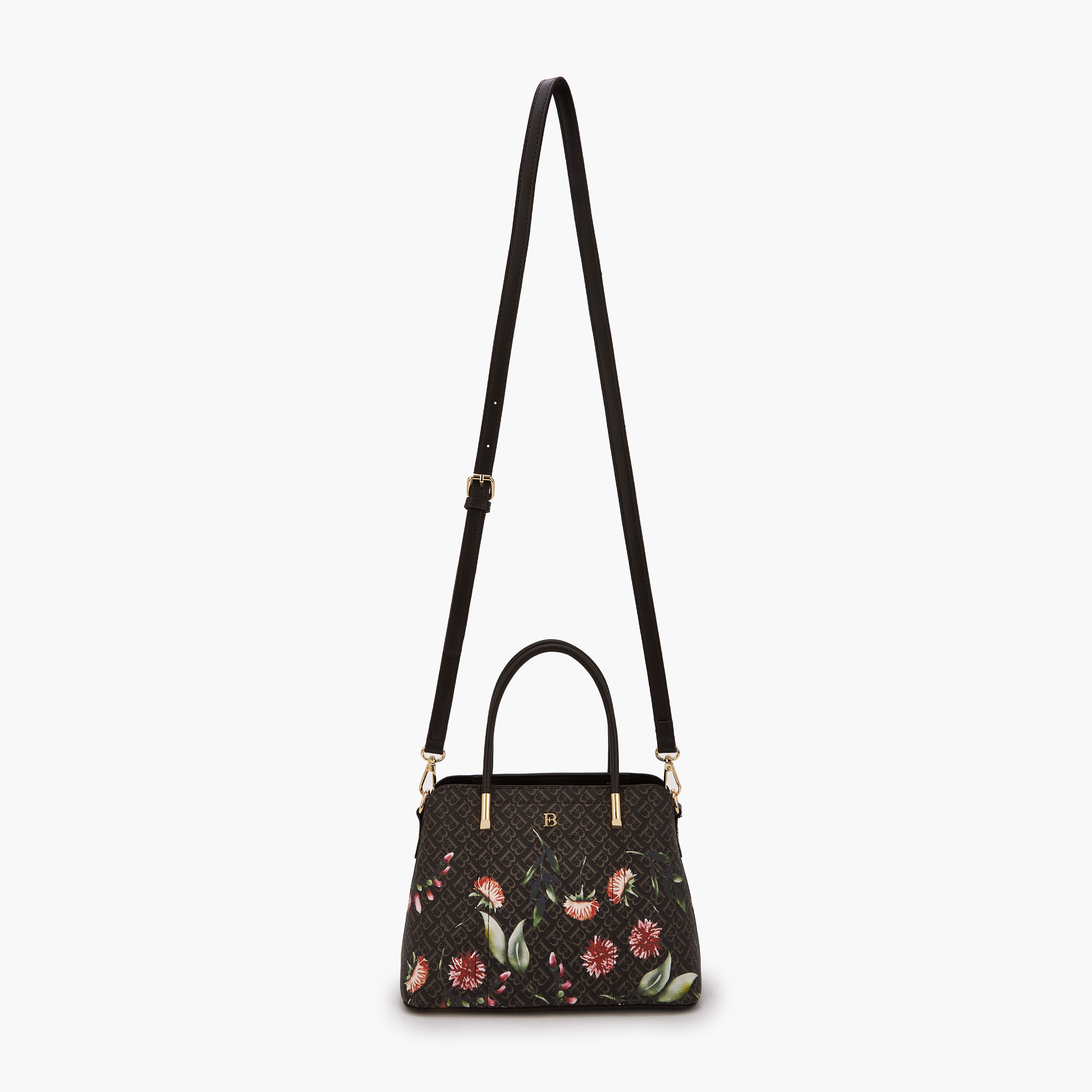 Flora Bella Monogram Print Tote Bag with Double Handles-women-bagsandwallets-handbags-image-3