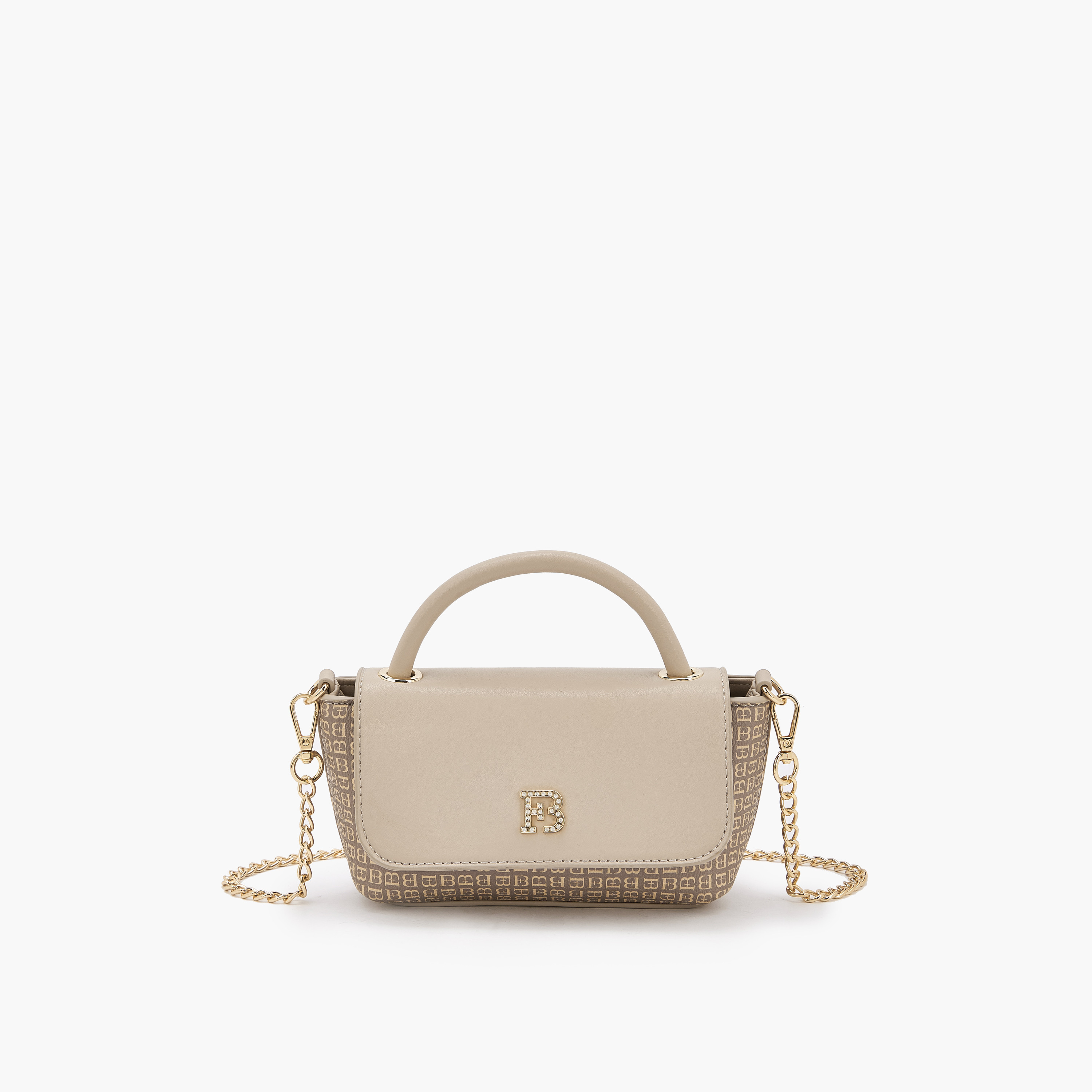 Flora Bella Monogram Print Crossbody Bag with Chain Strap-women-bagsandwallets-handbags-image-1