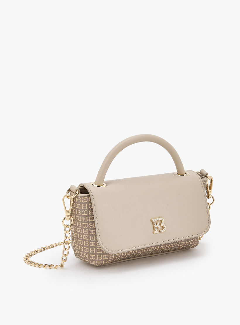 Flora Bella Monogram Print Crossbody Bag with Chain Strap-women-bagsandwallets-handbags-image-4