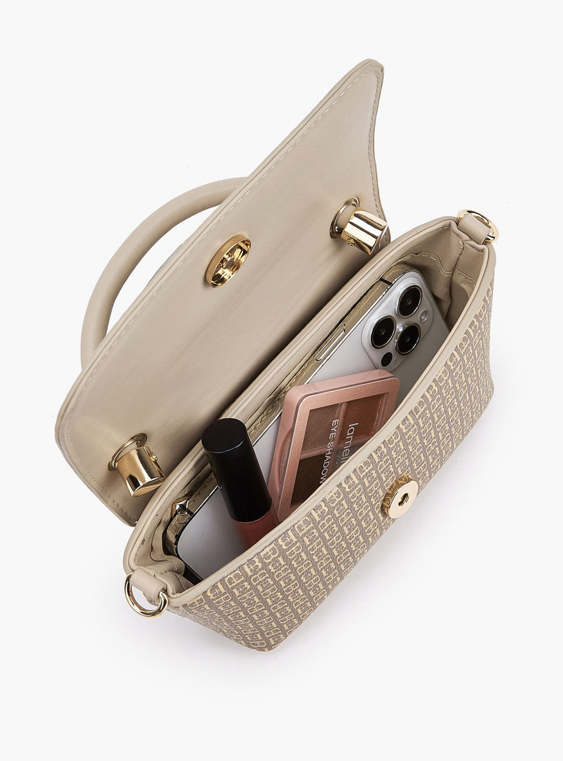Flora Bella Monogram Print Crossbody Bag with Chain Strap-women-bagsandwallets-handbags-image-8