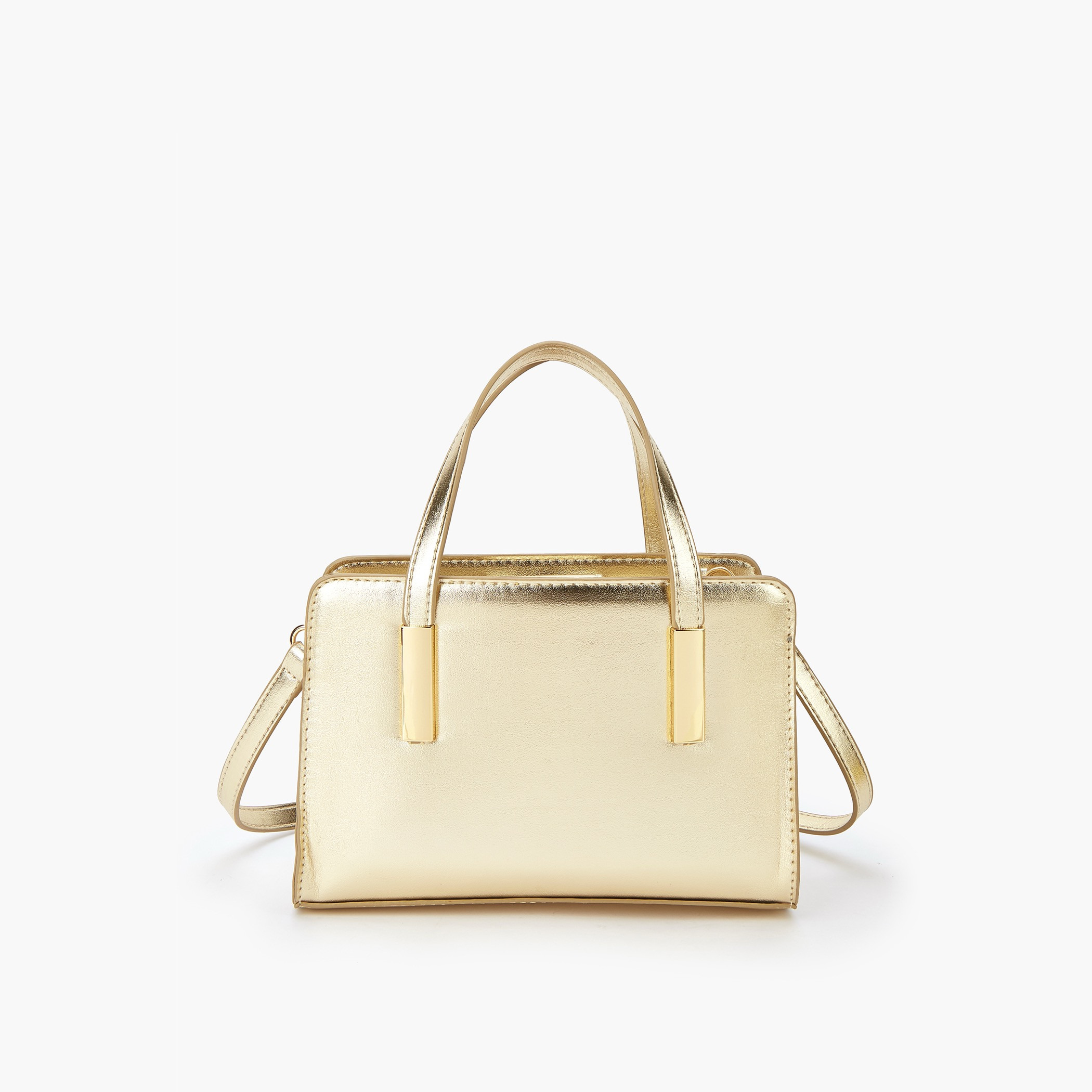 Flora Bella Metallic Tote Bag with Double Handle and Zip Closure-women-bagsandwallets-handbags-image-6