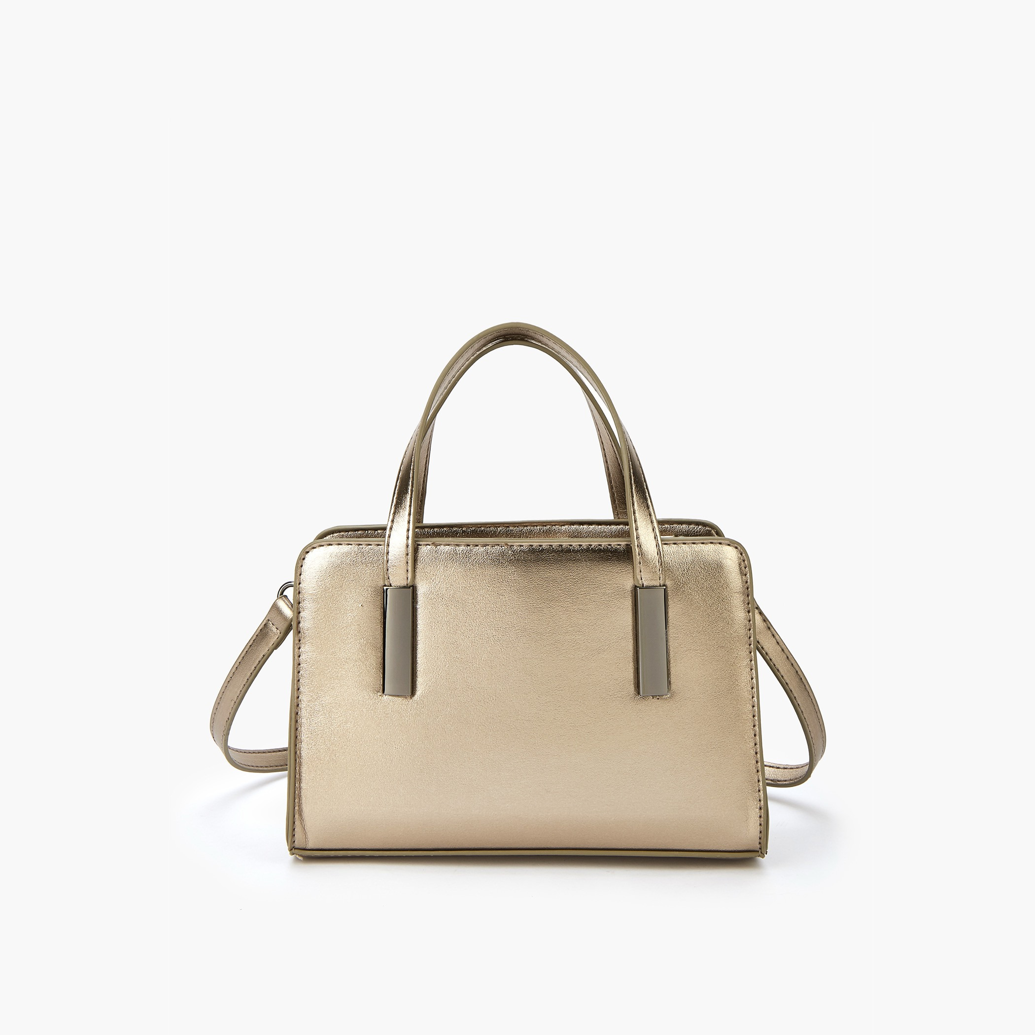 شنطة توتي ميتاليك بسحاب إغلاق ومقابض مزدوجة من فلورا بيلا-women-bagsandwallets-handbags-image-6