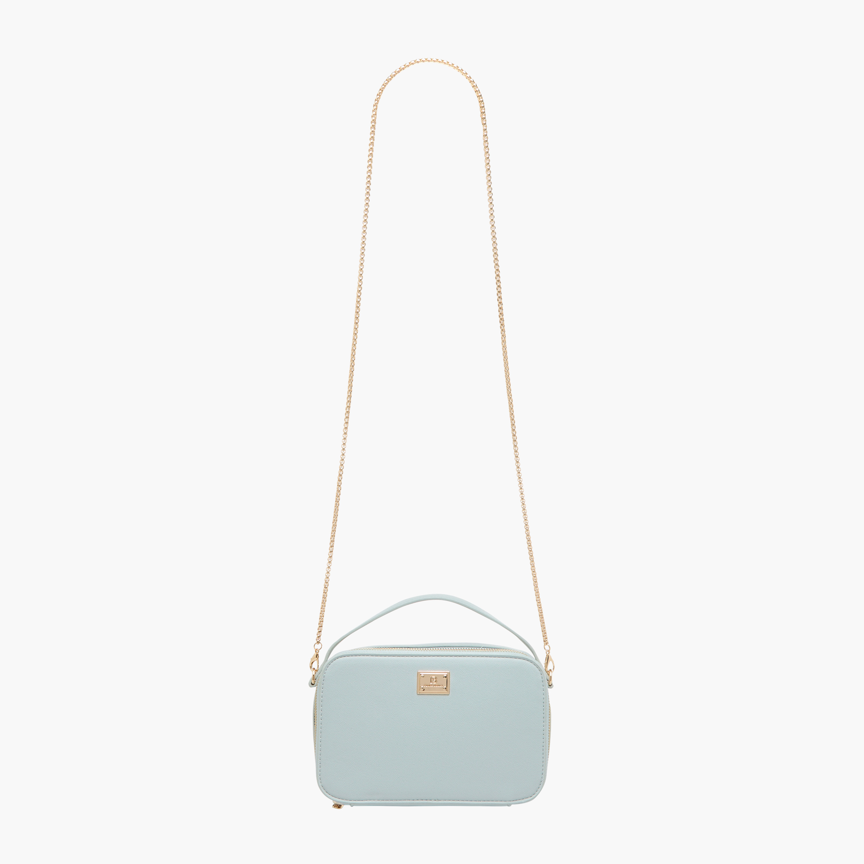 شنطة كروس بحزام سلسلة وسحاب إغلاق من فلورا بيلا-women-bagsandwallets-handbags-image-2