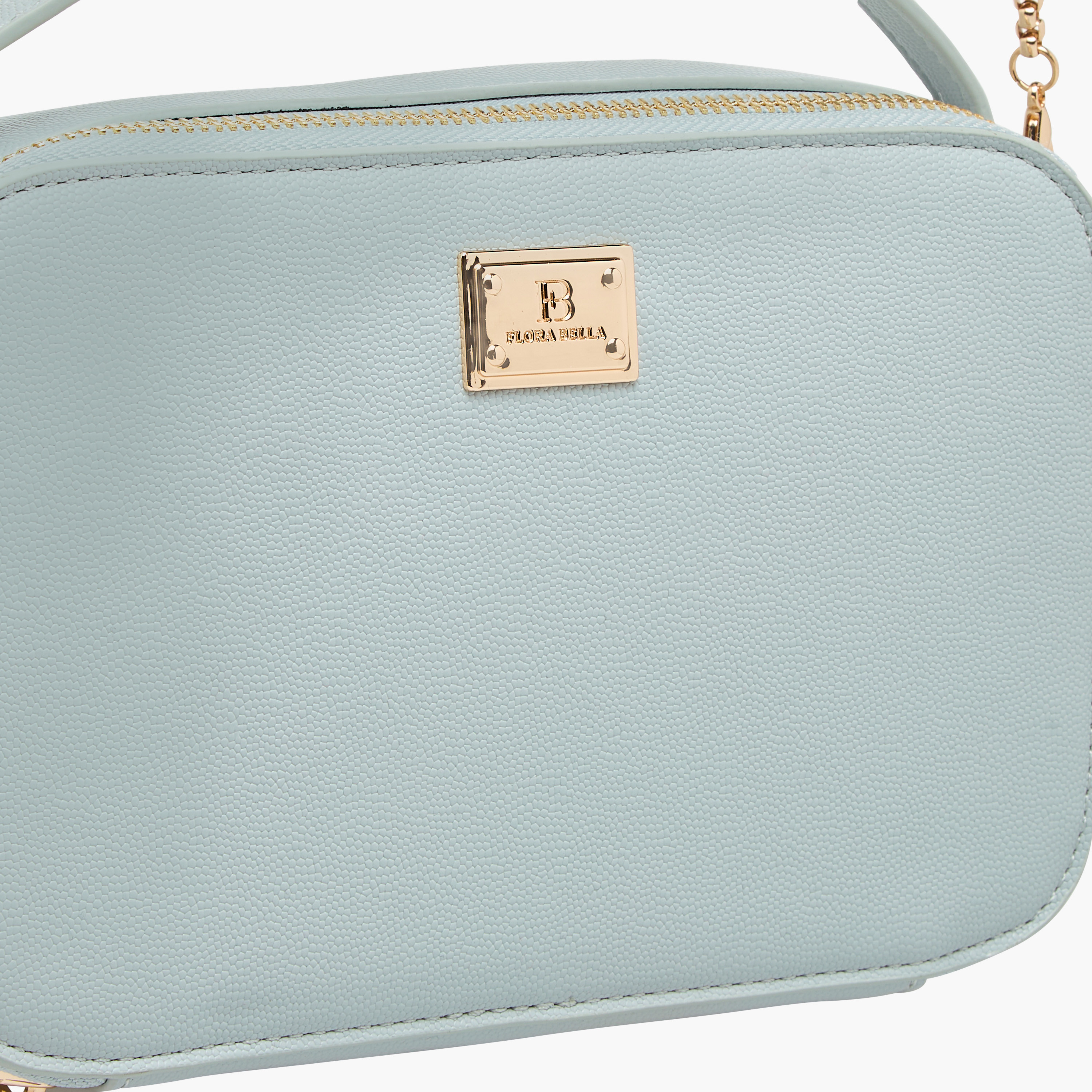 شنطة كروس بحزام سلسلة وسحاب إغلاق من فلورا بيلا-women-bagsandwallets-handbags-image-4