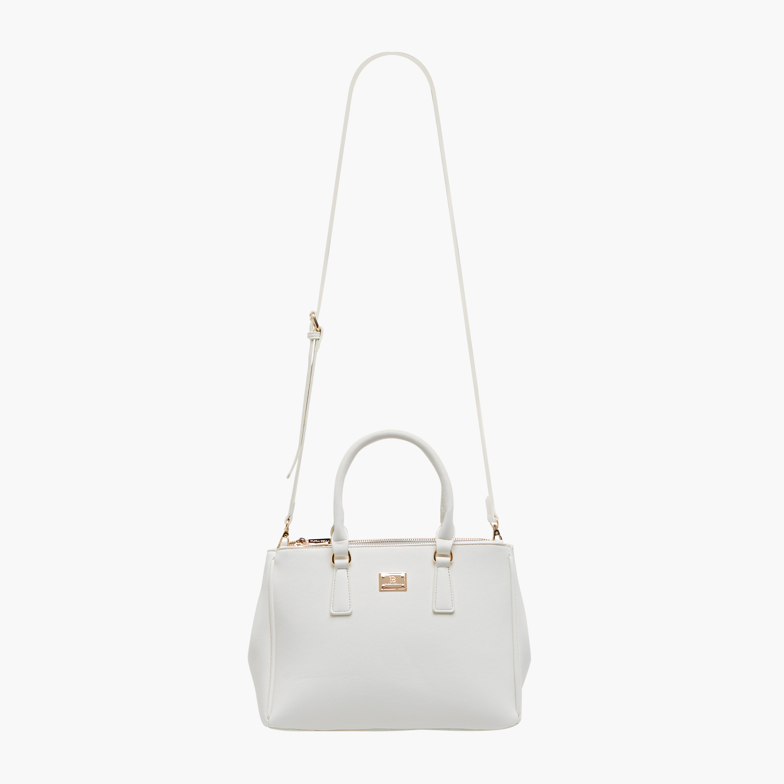 Flora Bella Textured Tote Bag with Zip Closure and Adjustable Strap-women-bagsandwallets-handbags-image-2
