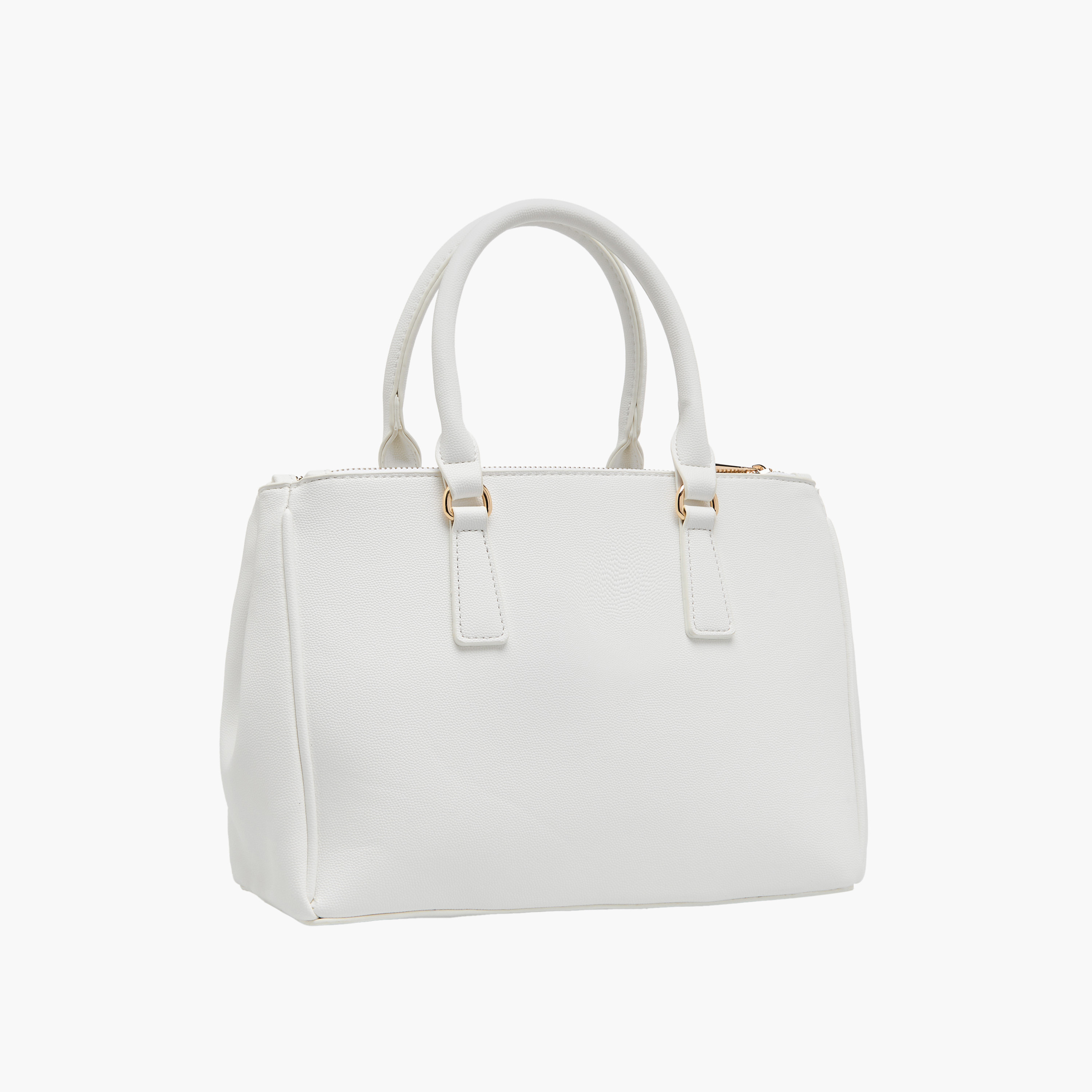 Flora Bella Textured Tote Bag with Zip Closure and Adjustable Strap-women-bagsandwallets-handbags-image-3