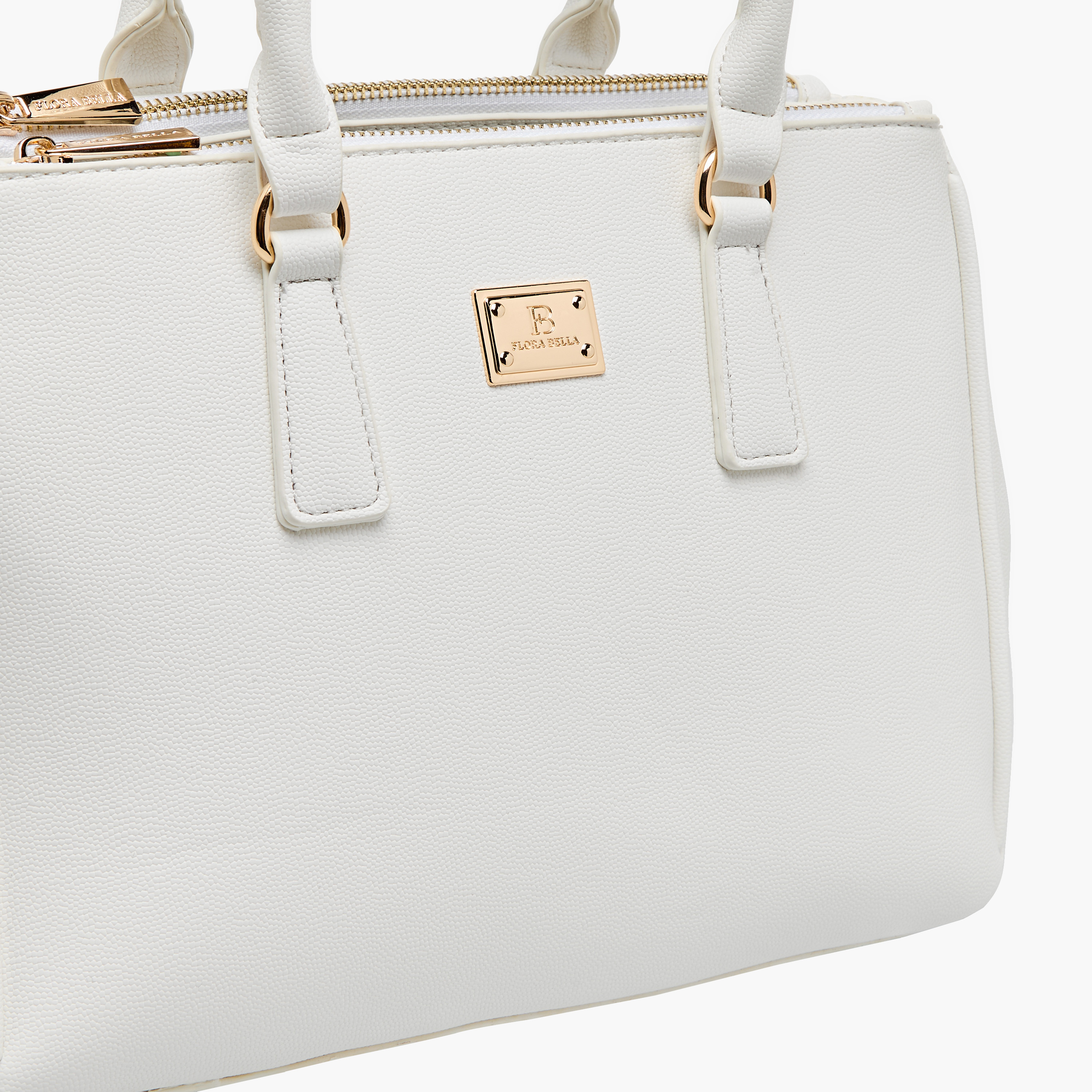 Flora Bella Textured Tote Bag with Zip Closure and Adjustable Strap-women-bagsandwallets-handbags-image-4