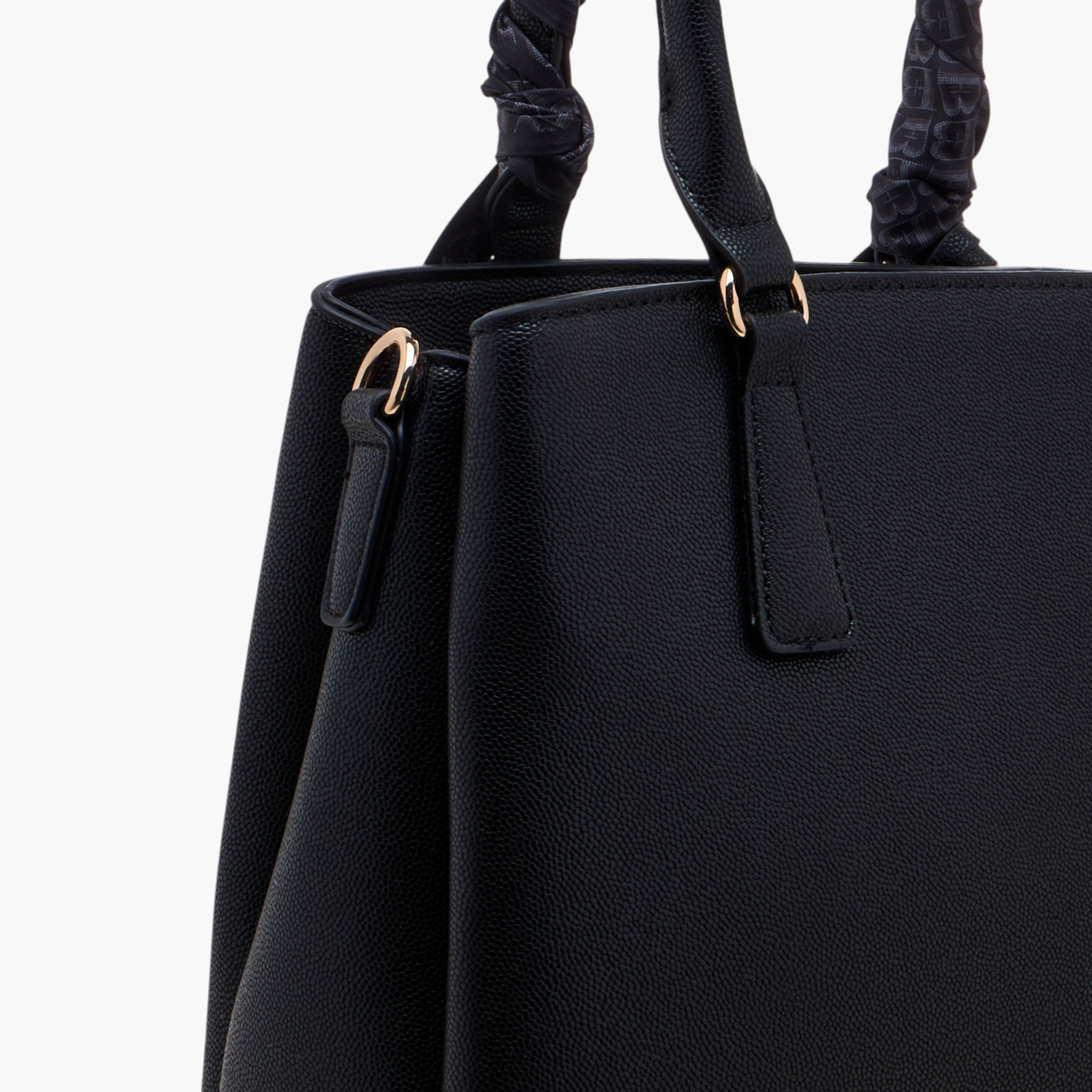 Flora Bella Scarf Accent Tote Bag with Double Handle and Zip Closure-women-bagsandwallets-handbags-image-6