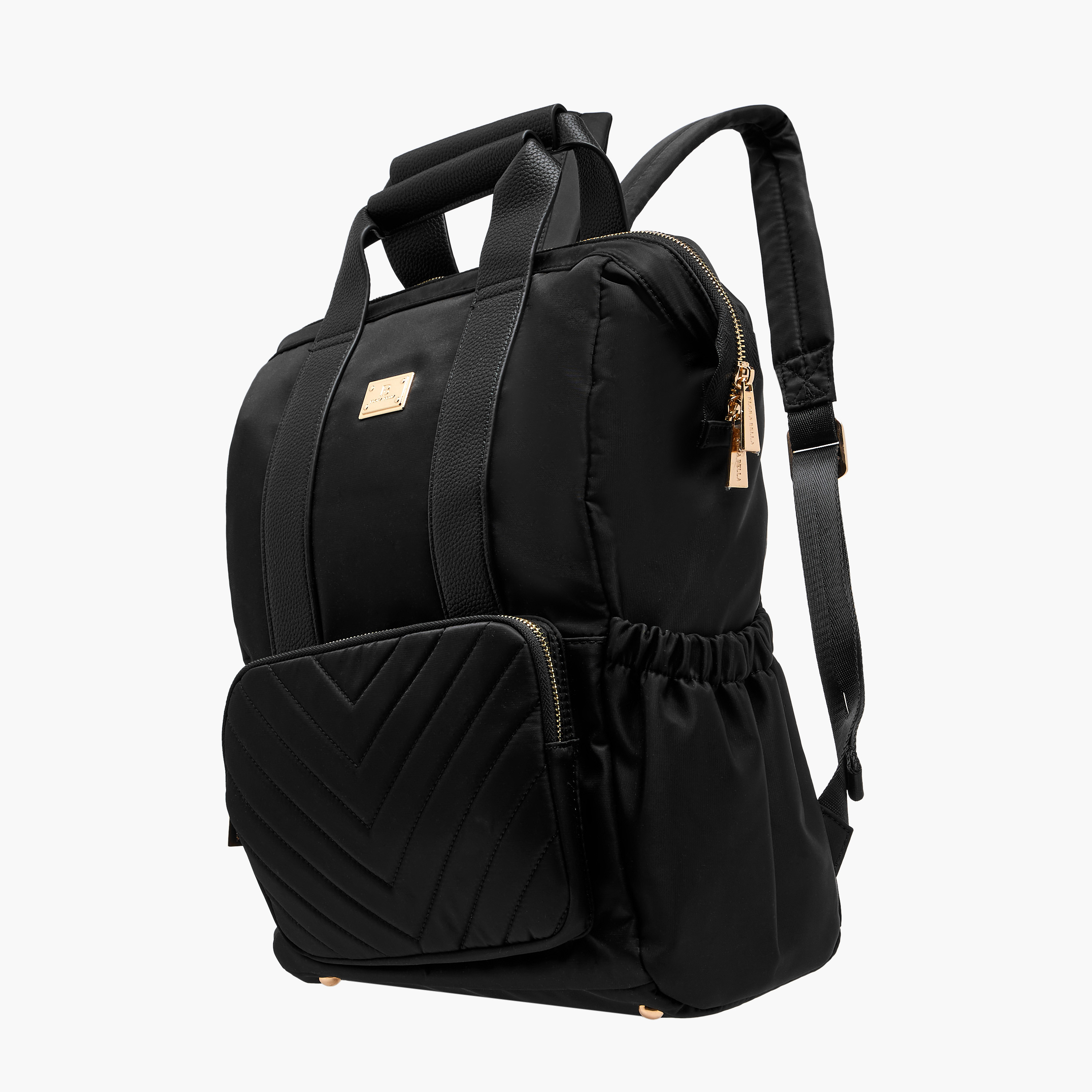 Flora Bella Textured Backpack with Adjustable Straps and Zip Closure - 15x28x39 cm-women-bagsandwallets-backpacks-image-3