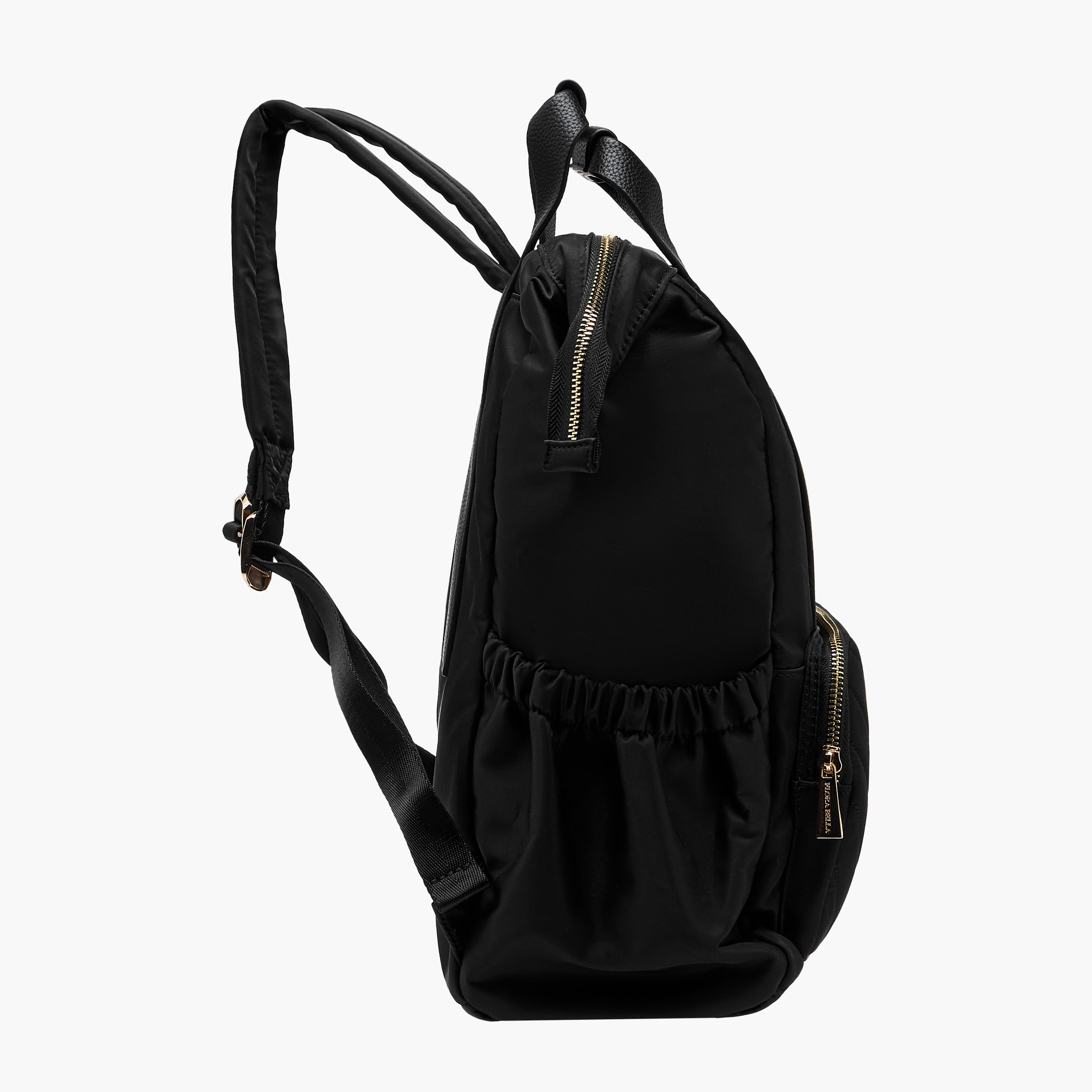 Flora Bella Textured Backpack with Adjustable Straps and Zip Closure - 15x28x39 cm-women-bagsandwallets-backpacks-image-4