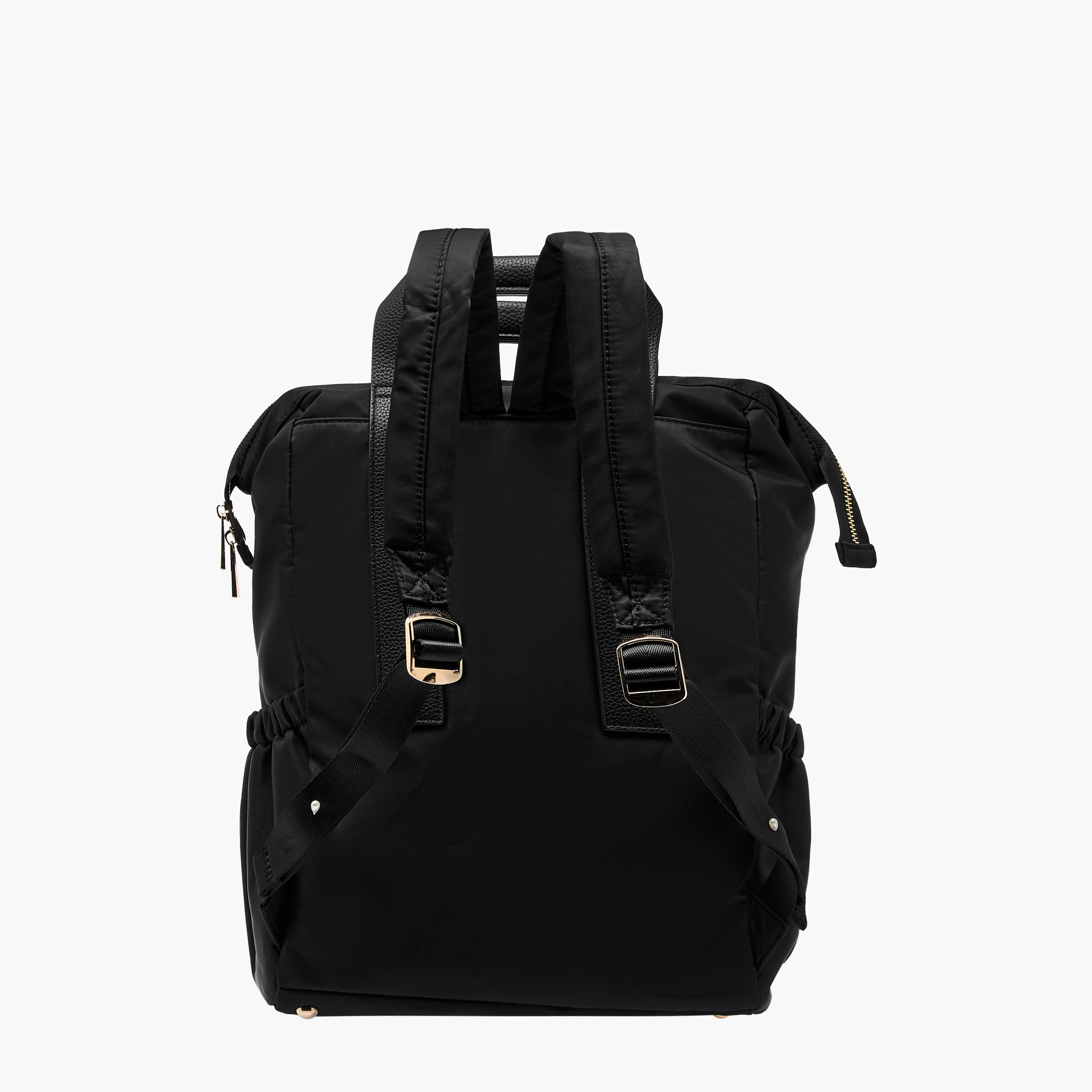 Flora Bella Textured Backpack with Adjustable Straps and Zip Closure - 15x28x39 cm-women-bagsandwallets-backpacks-image-6