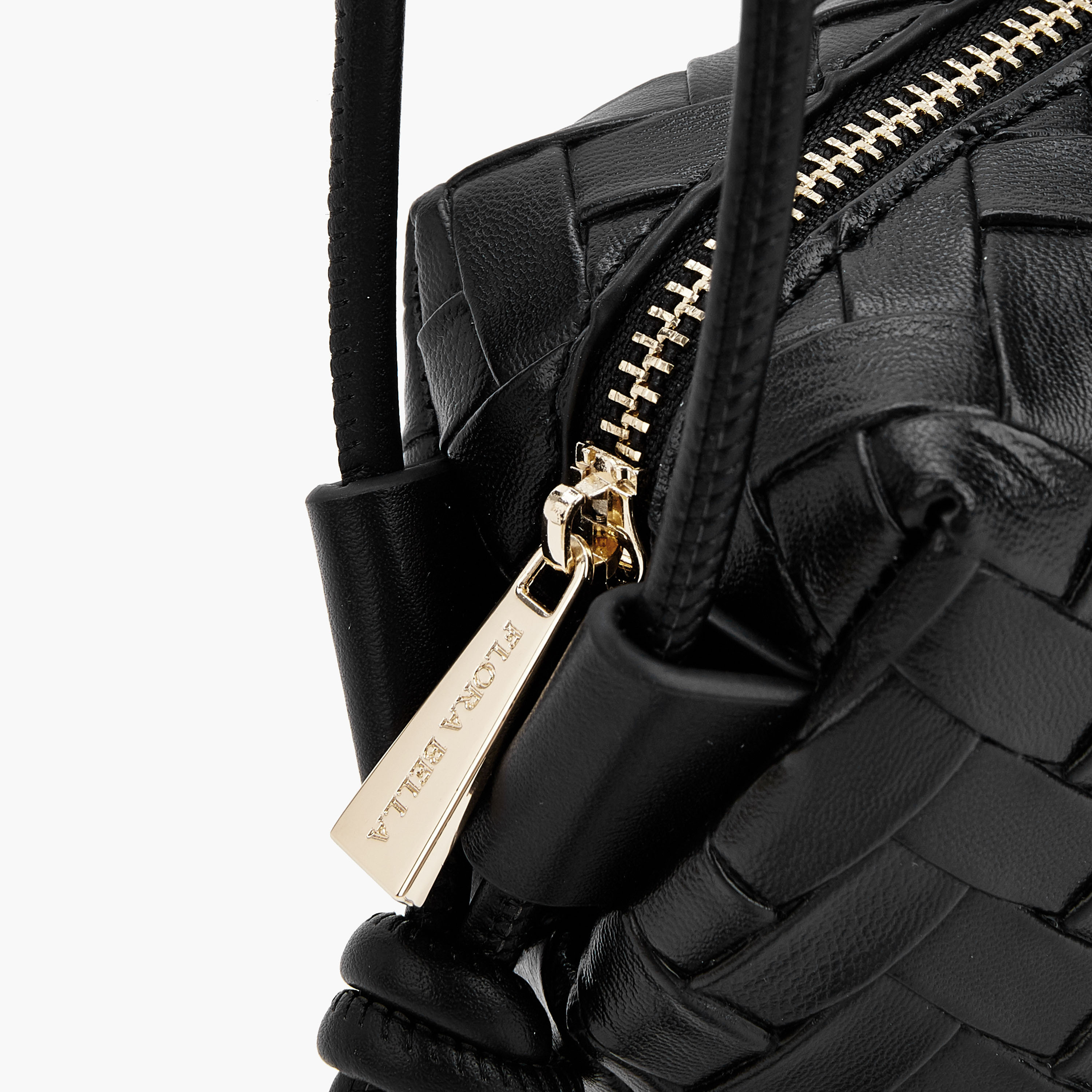 Flora Bella Textured Crossbody Bag with Sling Handle and Zip Closure-women-bagsandwallets-handbags-image-2