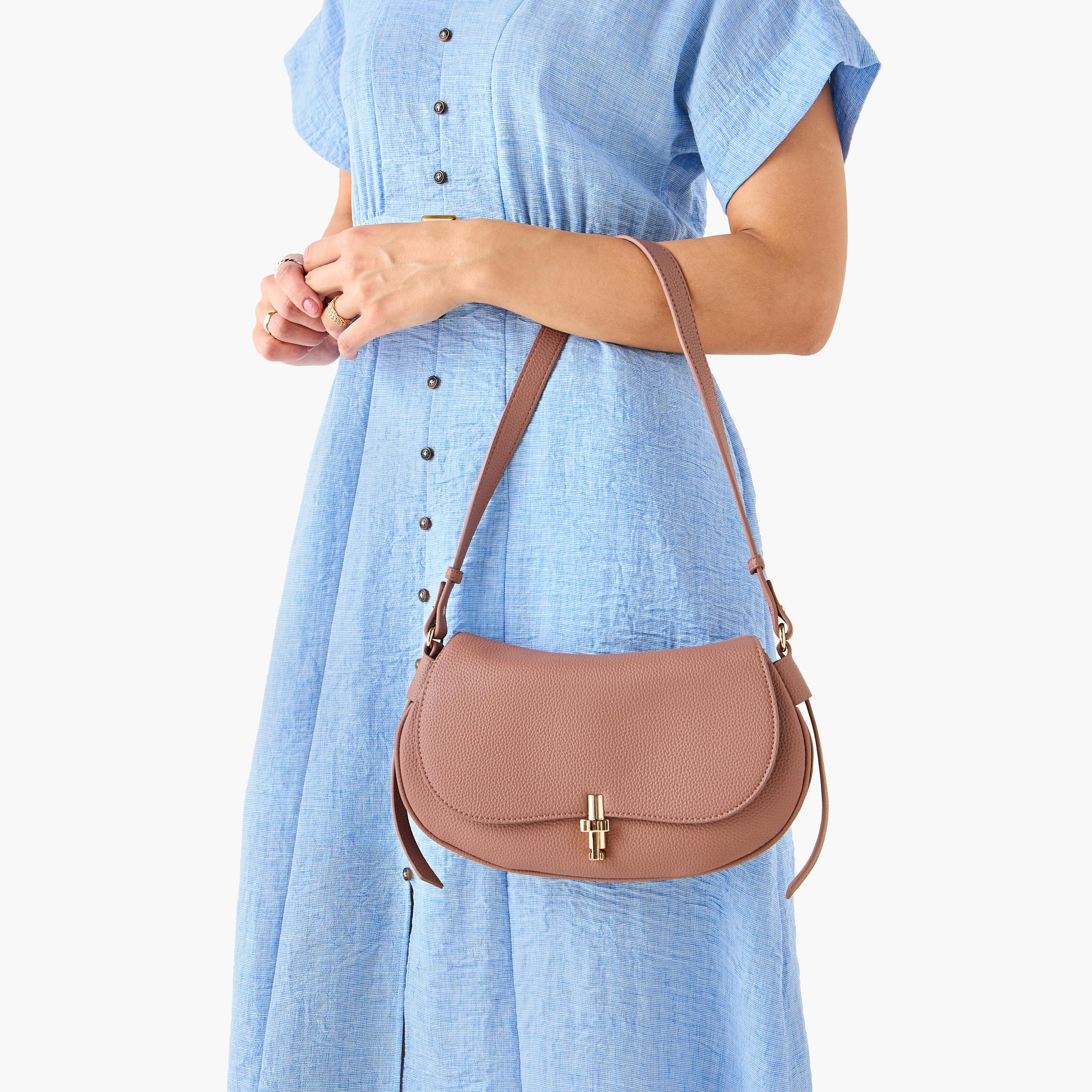 شنطة كروس بودي بارزة الملمس مع حزام كتف قابل للفصل من فلورا بيلا-women-bagsandwallets-handbags-image-8