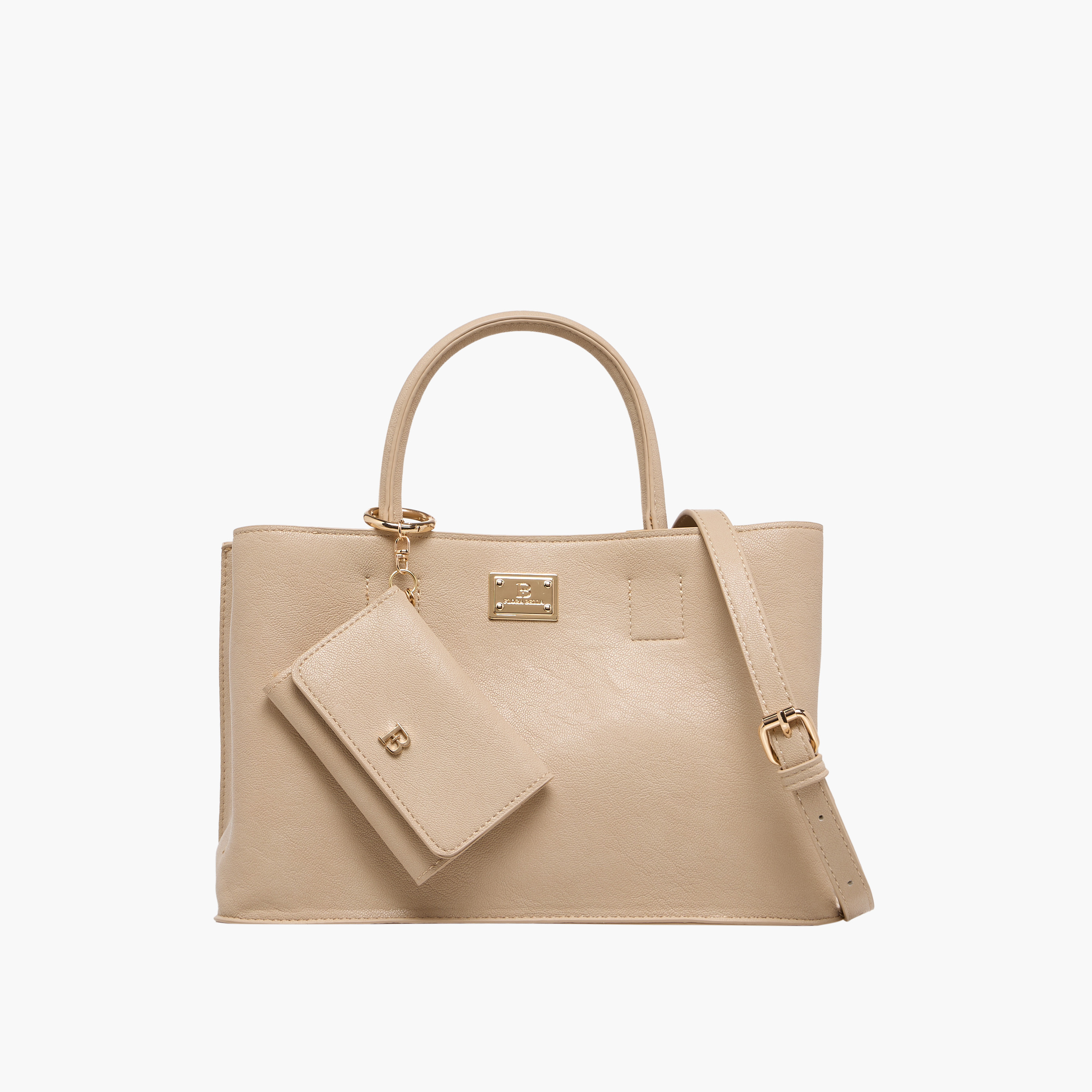 شنطة توتي سادة بحزام قابل للتعديل وسنطة صغيرة قابلة للفصل من فلورا بيلا-women-bagsandwallets-handbags-image-1