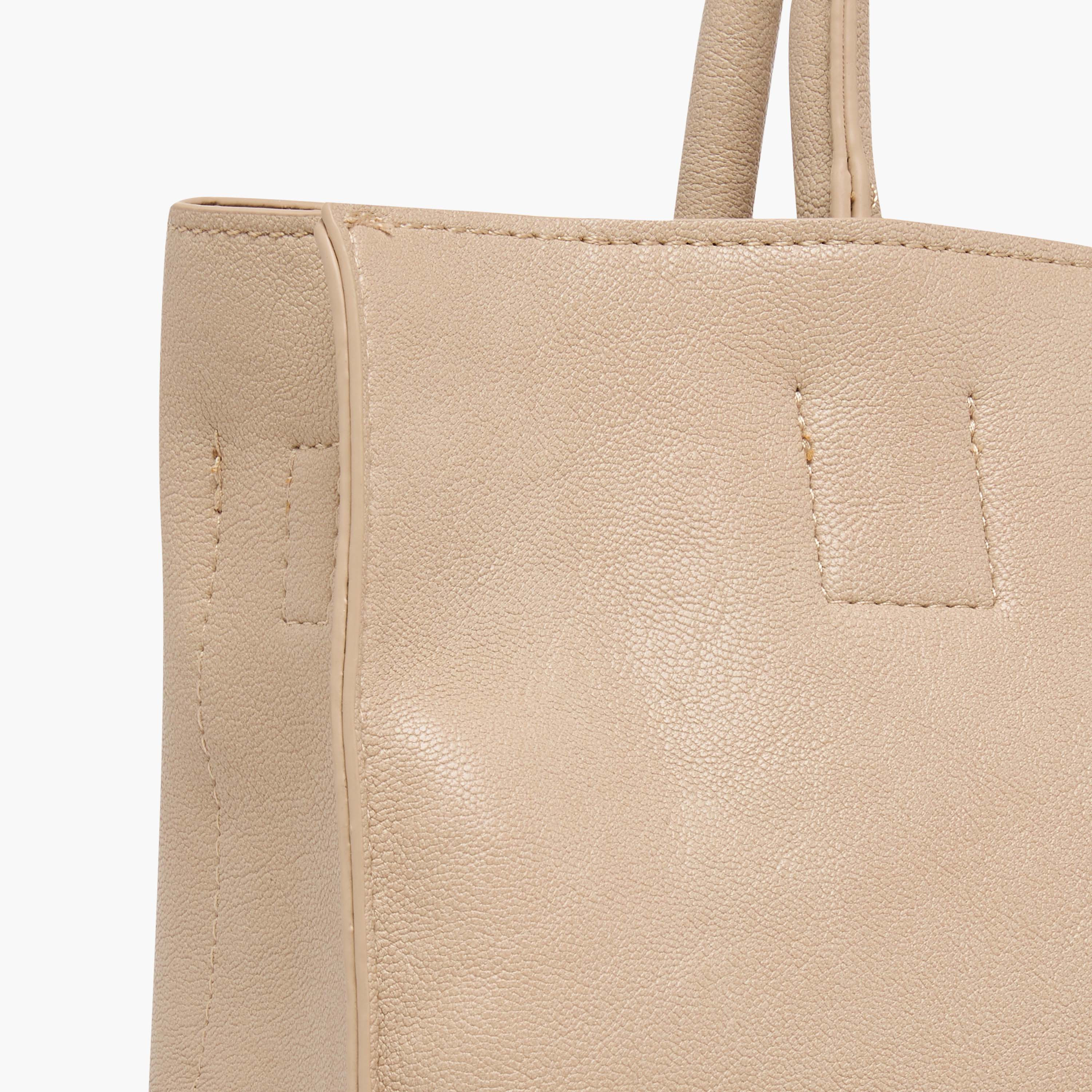 شنطة توتي سادة بحزام قابل للتعديل وسنطة صغيرة قابلة للفصل من فلورا بيلا-women-bagsandwallets-handbags-image-7