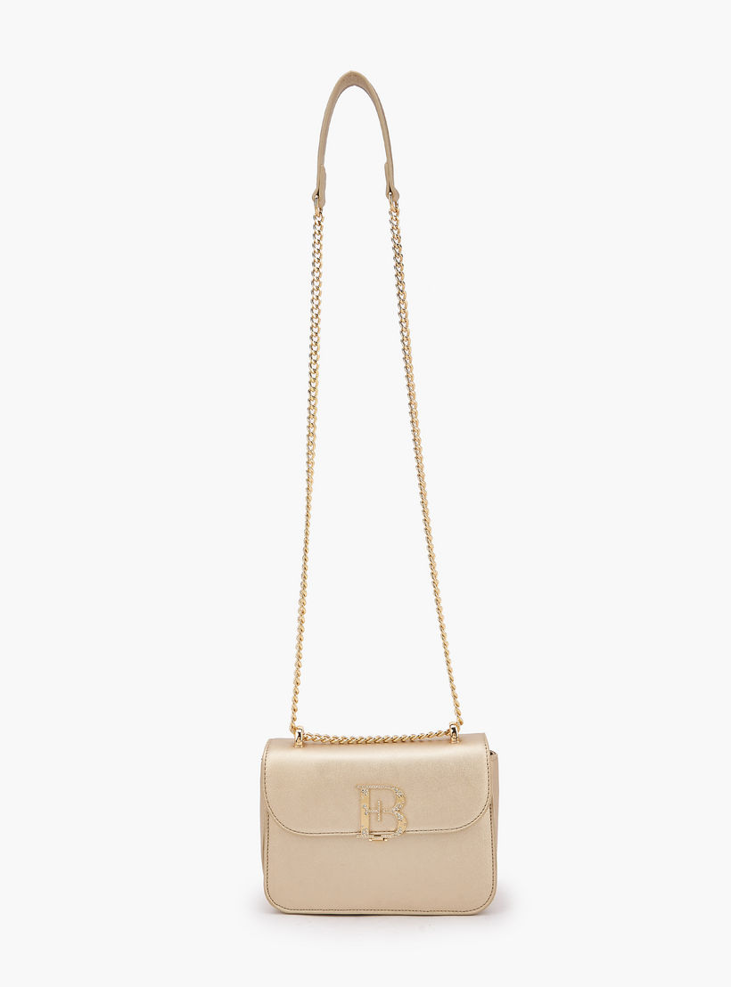 شنطة كروس بودي مزينة بشعار مع حزام سلسلة من فلورا بيلا-women-bagsandwallets-handbags-image-3