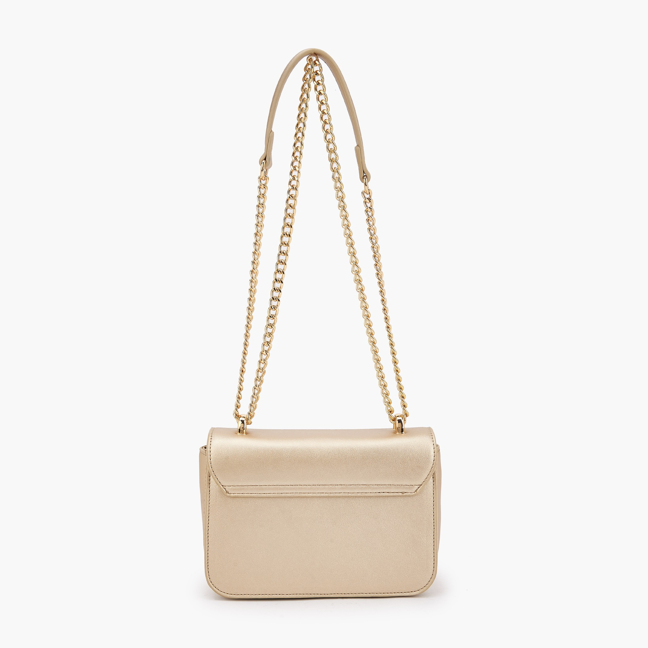شنطة كروس بودي مزينة بشعار مع حزام سلسلة من فلورا بيلا-women-bagsandwallets-handbags-image-5