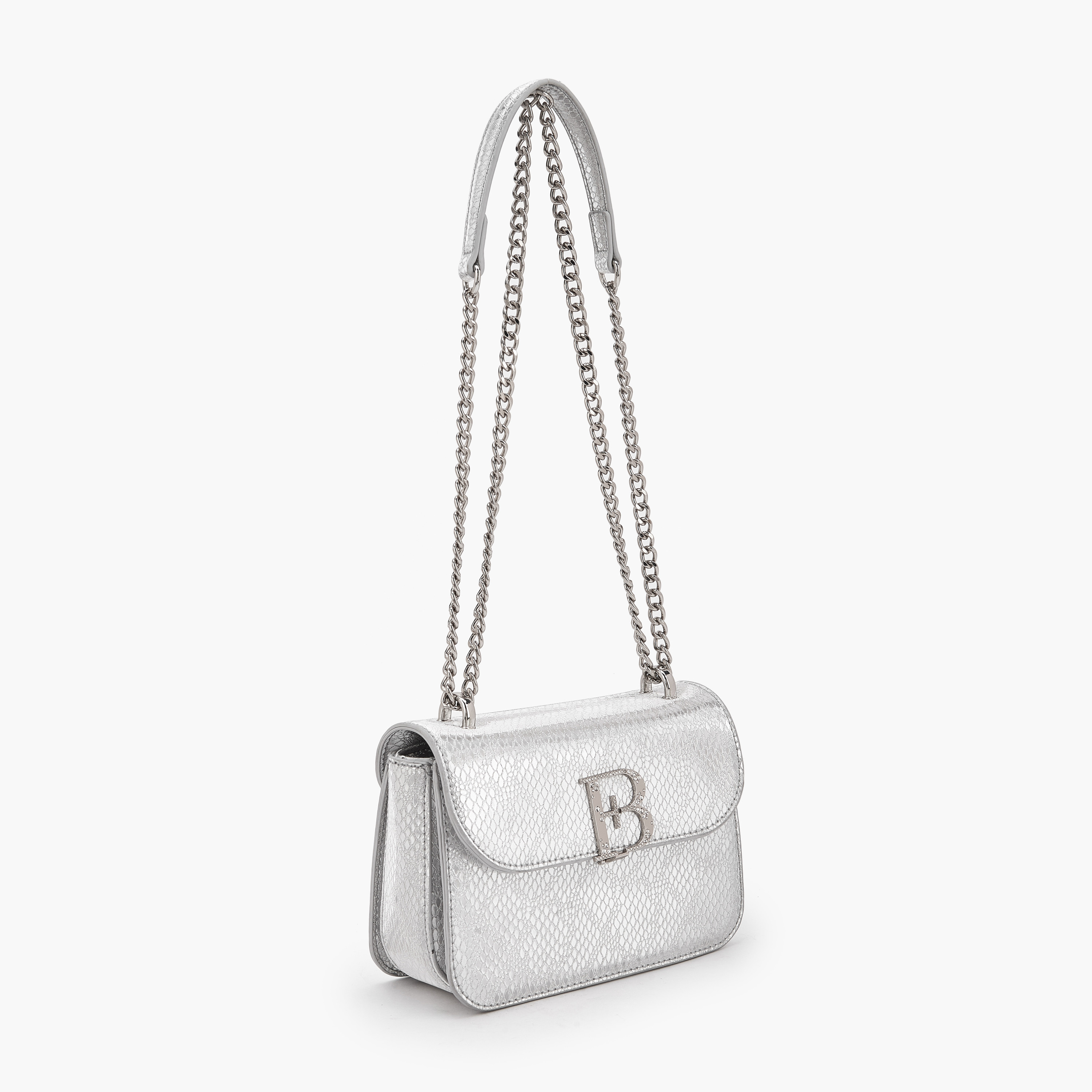 شنطة كروس بودي مزينة بشعار مع حزام سلسلة من فلورا بيلا-women-bagsandwallets-handbags-image-4
