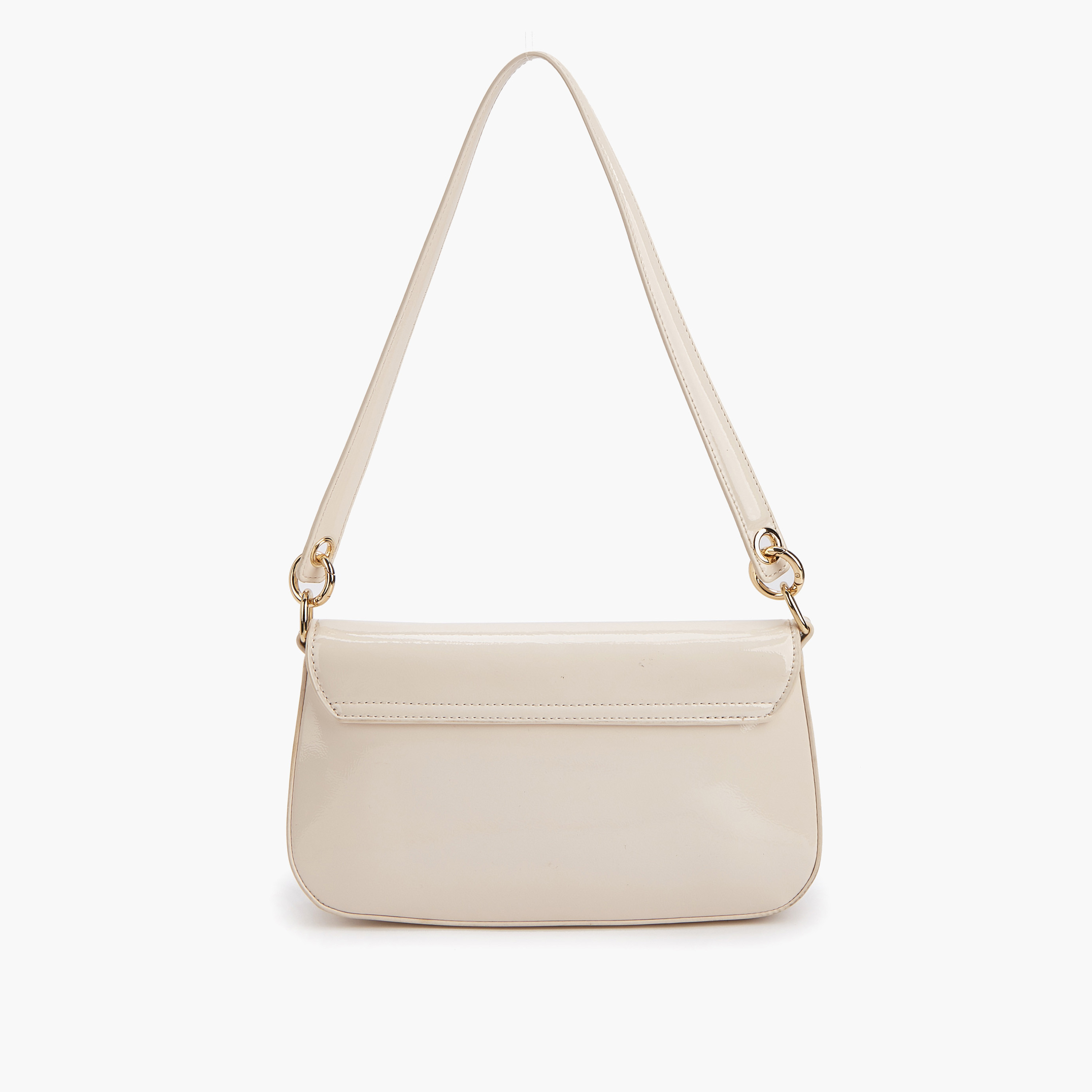Flora Bella Solid Shoulder Bag with Strap Handle and Flap Closure-women-bagsandwallets-handbags-image-3