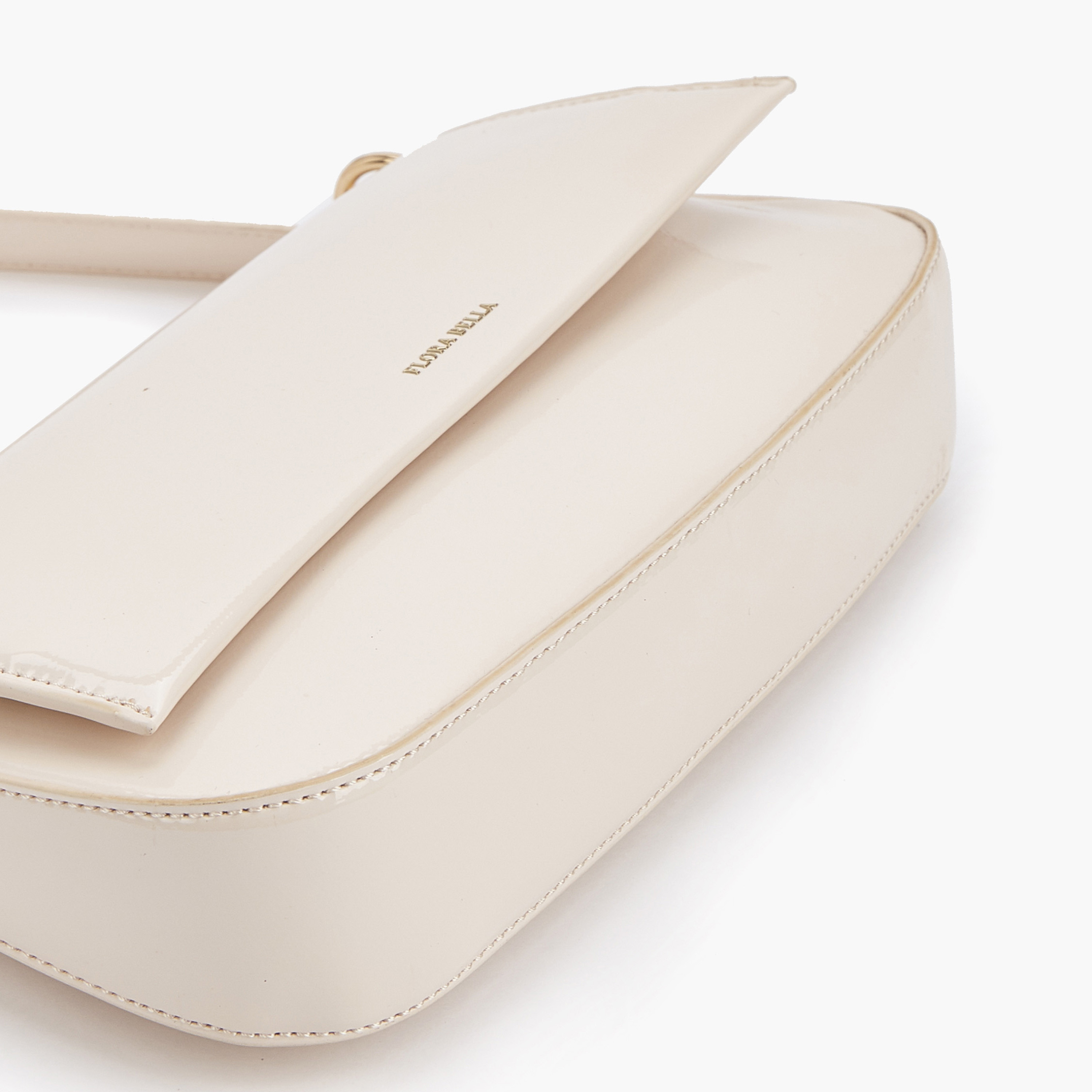 Flora Bella Solid Shoulder Bag with Strap Handle and Flap Closure-women-bagsandwallets-handbags-image-7