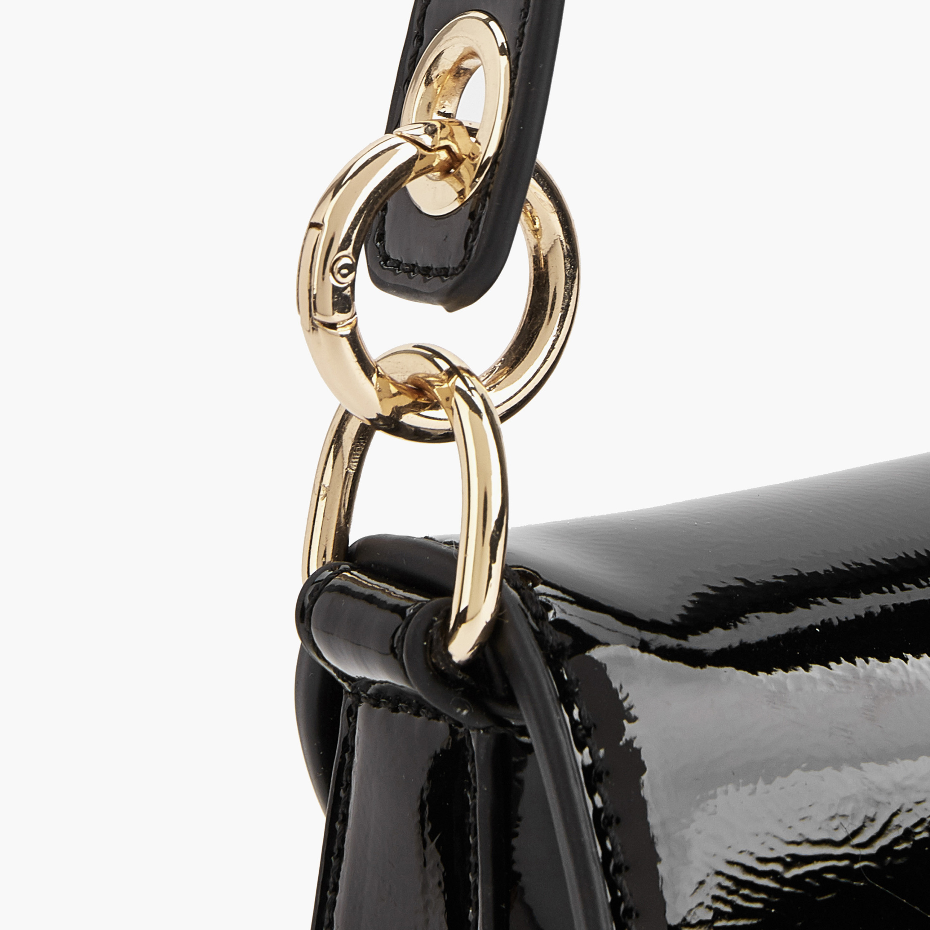 شنطة كتف سادة بمقبض حزام وطية إغلاق من فلورا بيلا-women-bagsandwallets-handbags-image-5
