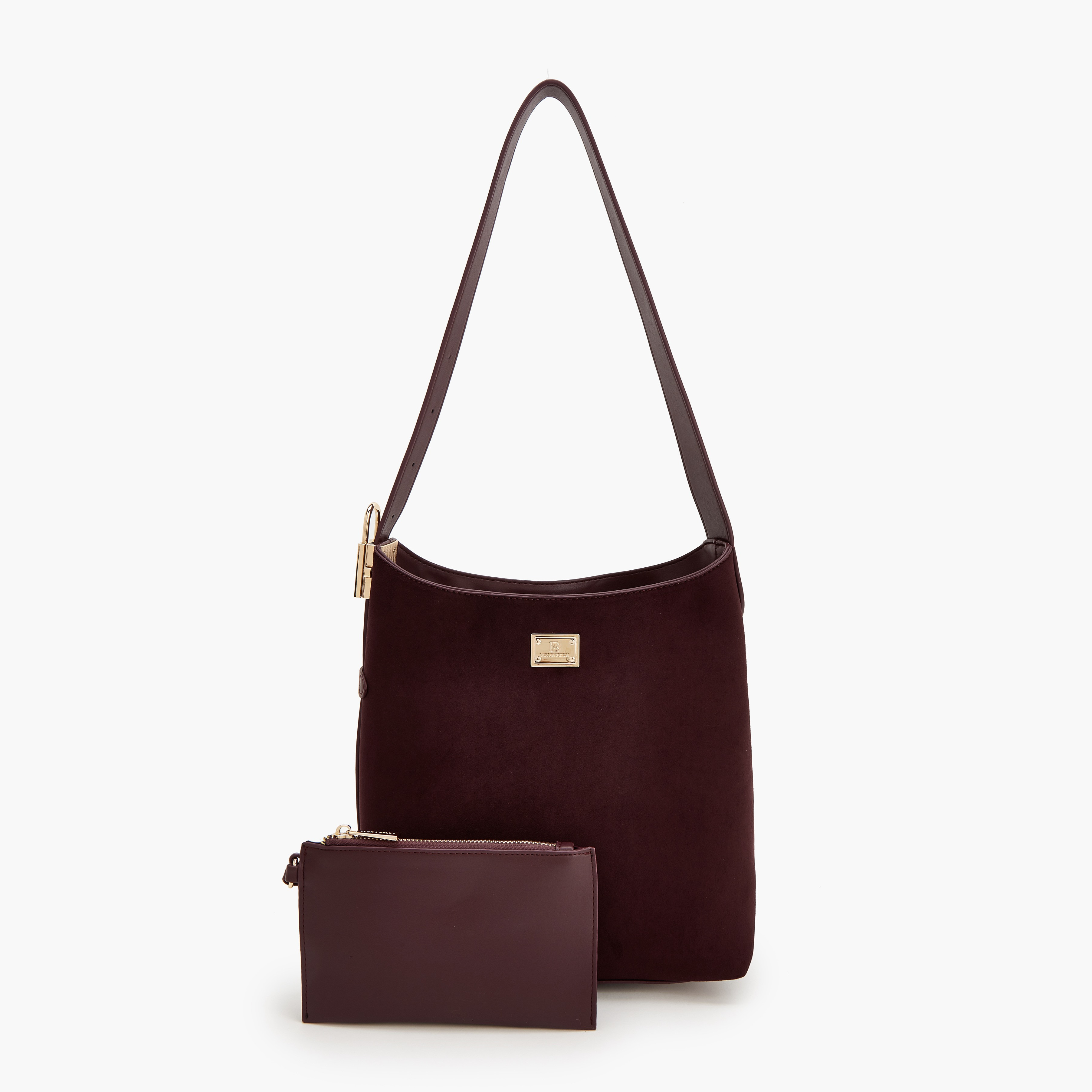 Flora Bella Monogram Print Shoulder Bag with Pouch-women-bagsandwallets-handbags-image-8