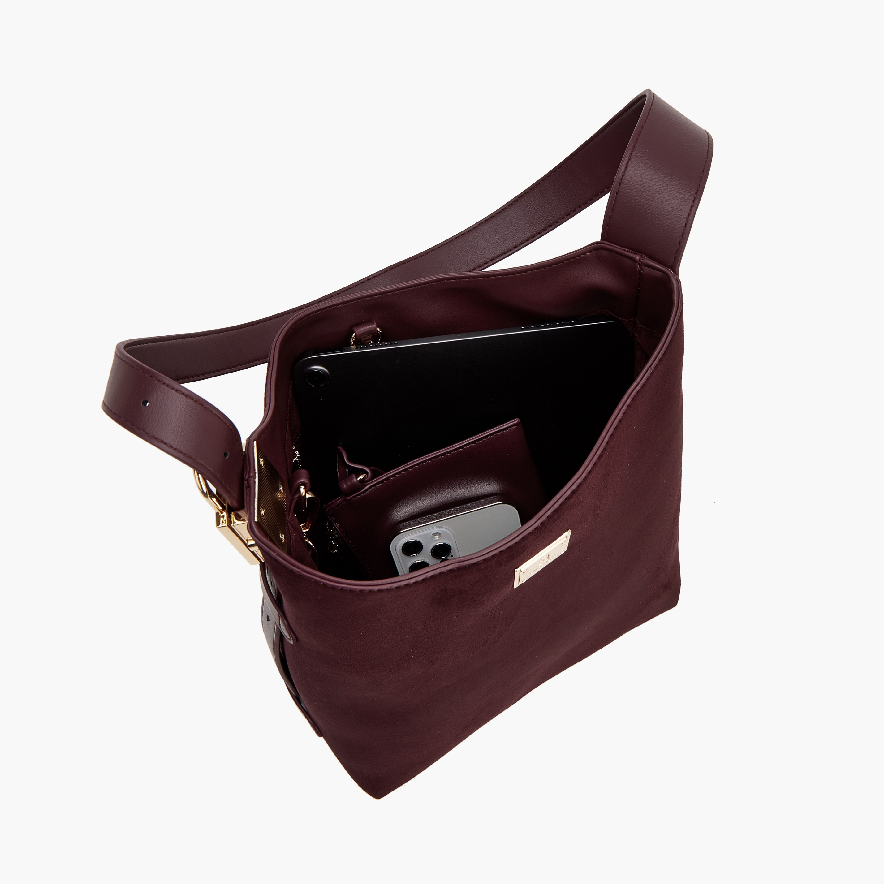 Flora Bella Monogram Print Shoulder Bag with Pouch-women-bagsandwallets-handbags-image-14