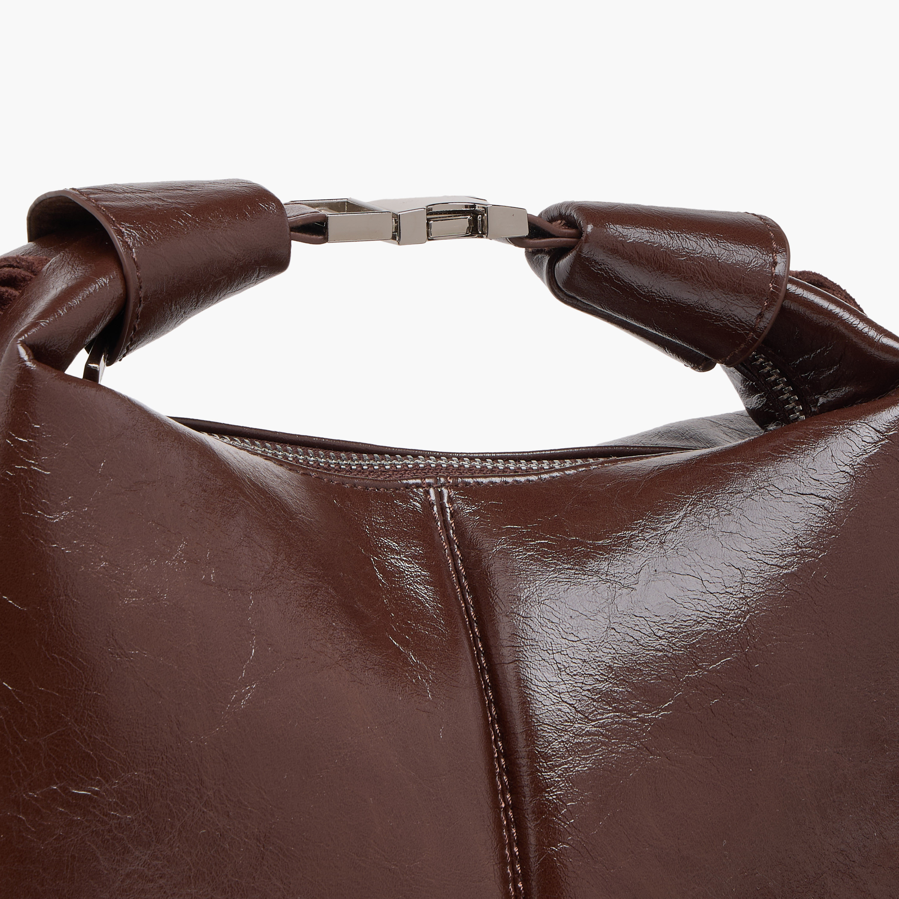 Flora Bella Textured Shoulder Bag with Adjustable Strap and Zip Closure-women-bagsandwallets-handbags-image-5