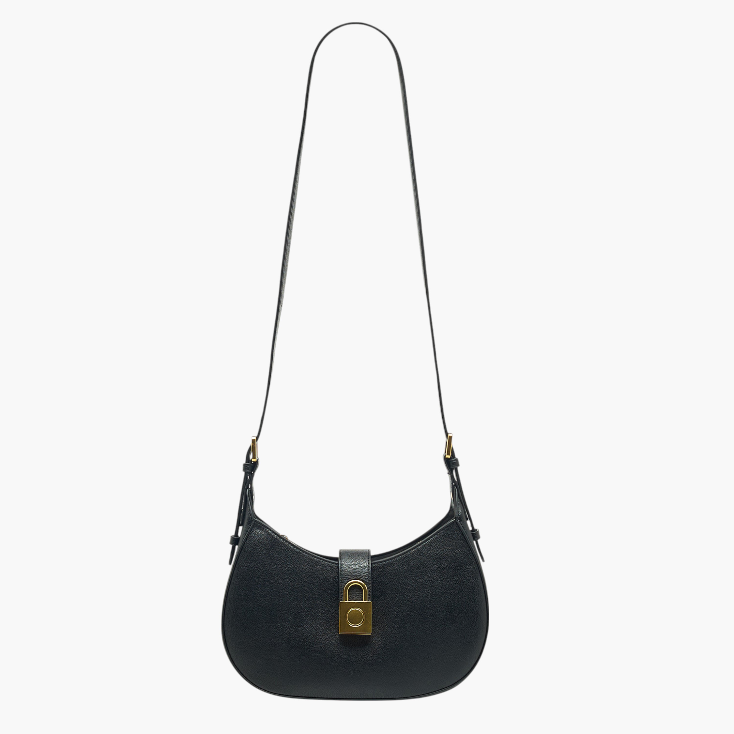 Flora Bella Solid Shoulder Bag with Adjustable Strap and Zip Closure-women-bagsandwallets-handbags-image-3