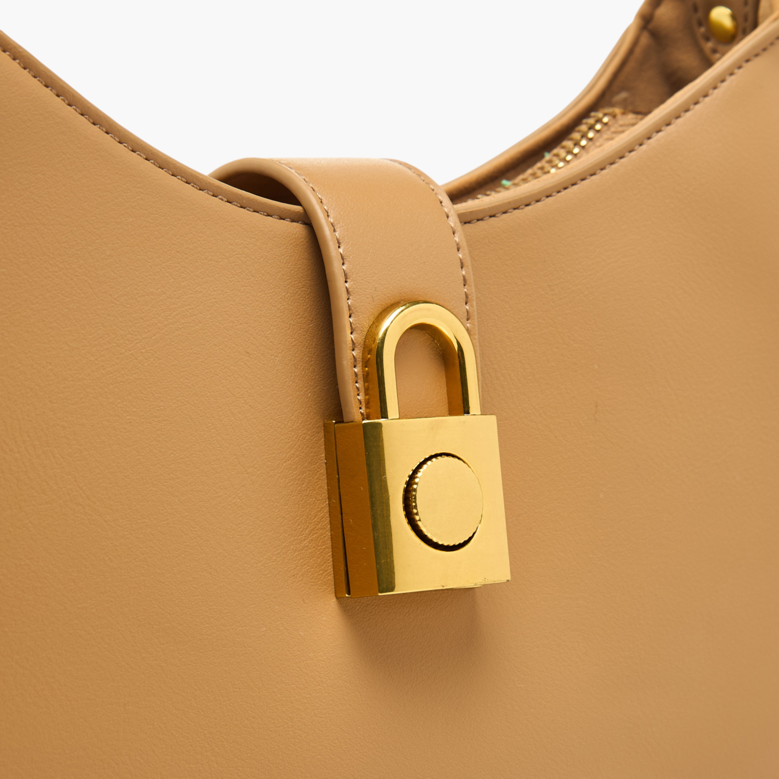 Flora Bella Solid Shoulder Bag with Adjustable Strap and Zip Closure-women-bagsandwallets-handbags-image-5