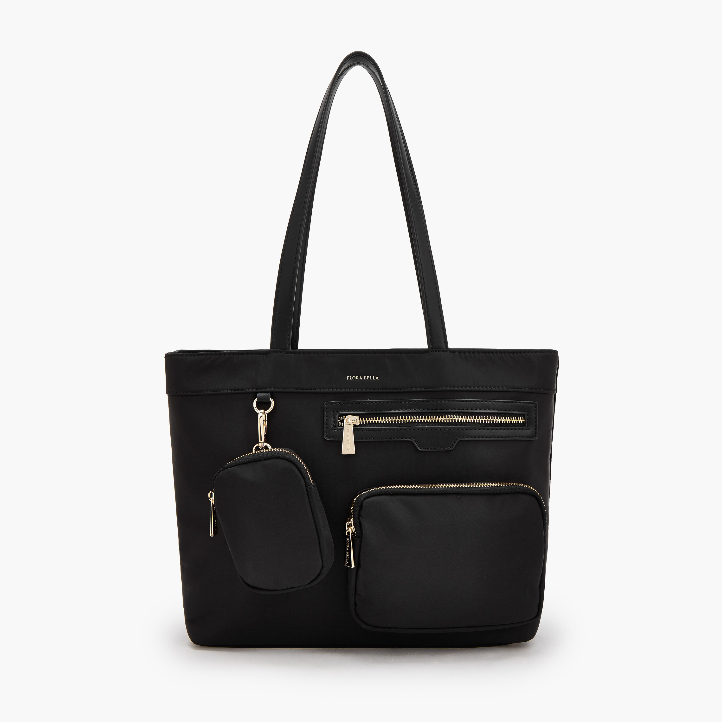 Flora Bella Solid Tote Bag with Double Handle-women-bagsandwallets-handbags-image-1