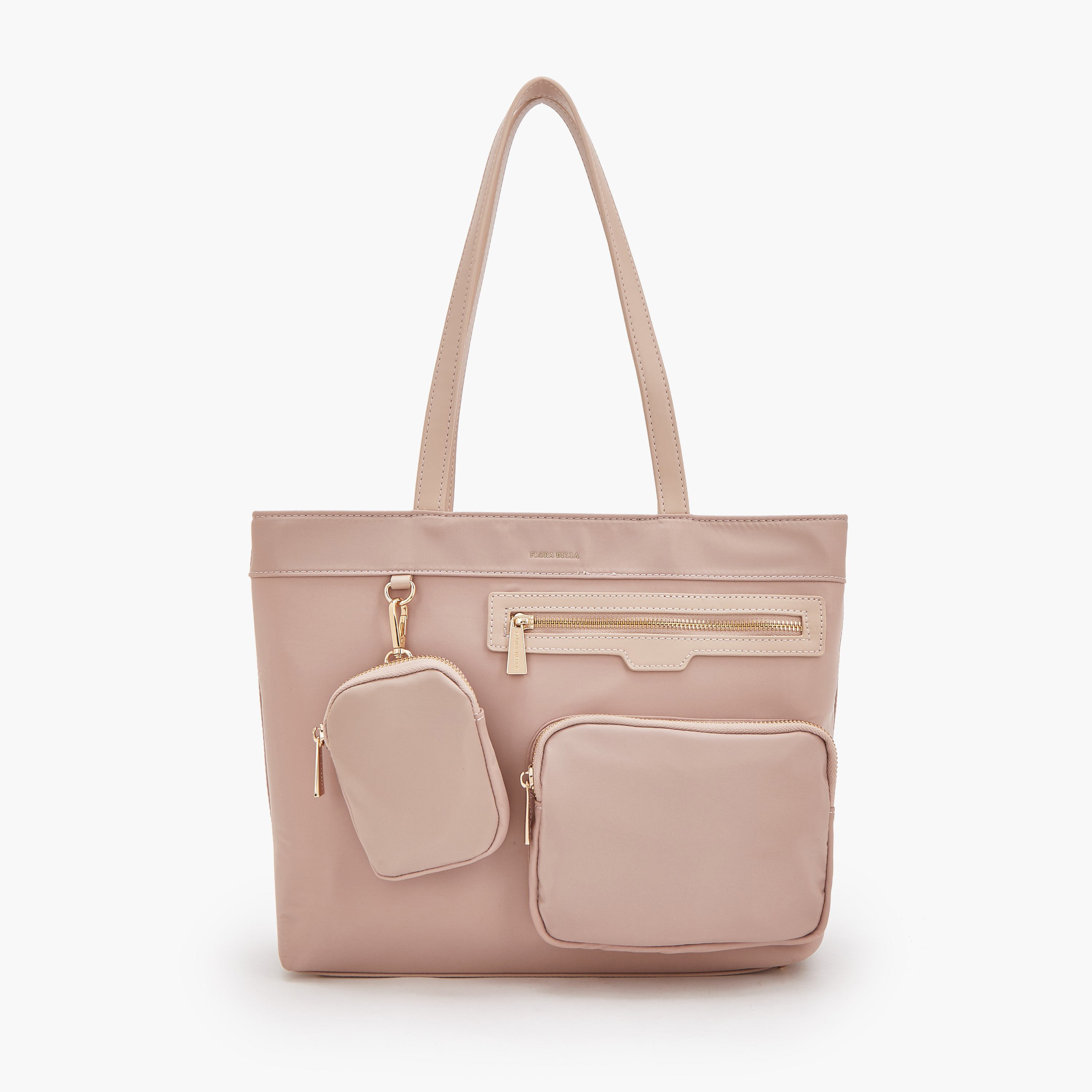 Flora Bella Solid Tote Bag with Double Handle-women-bagsandwallets-handbags-image-1