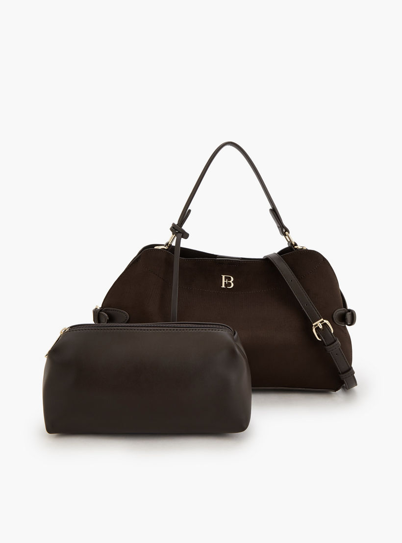 شنطة توتي بزينة إبزيم مع شنطة صغيرة من فلورا بيلا-women-bagsandwallets-handbags-image-1