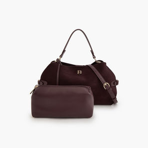 شنطة توتي بزينة إبزيم مع شنطة صغيرة من فلورا بيلا-women-bagsandwallets-handbags-image-1