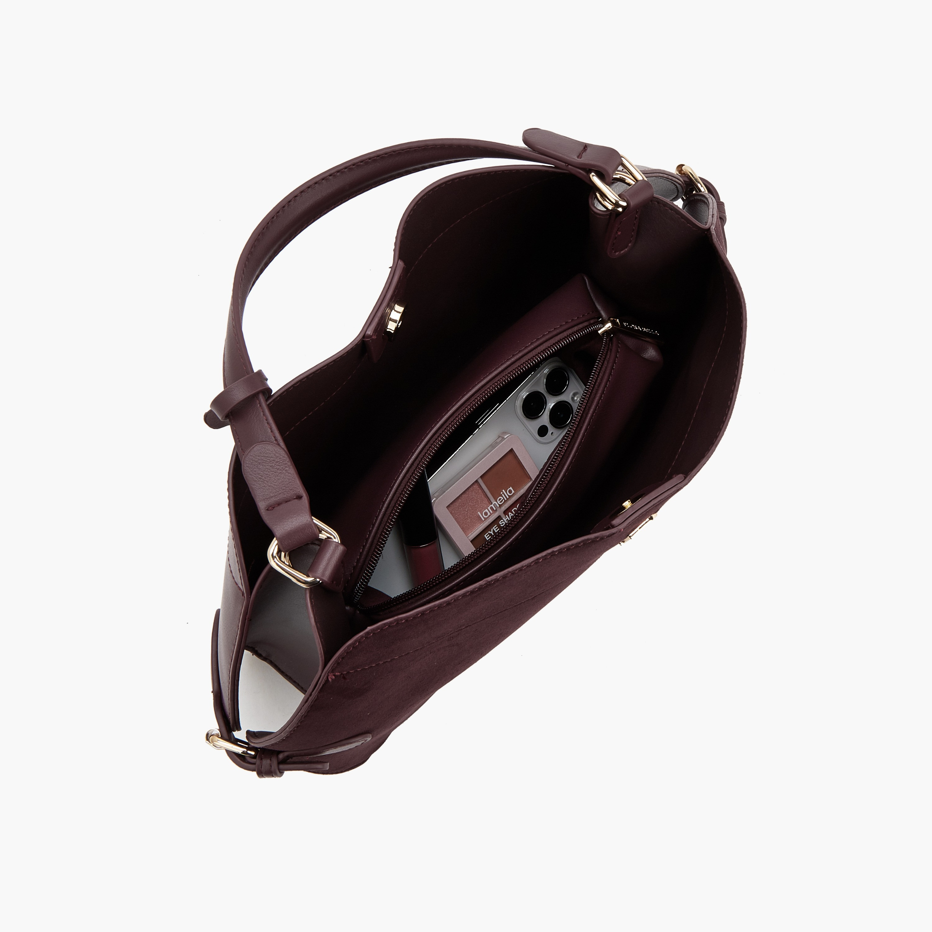 شنطة توتي بزينة إبزيم مع شنطة صغيرة من فلورا بيلا-women-bagsandwallets-handbags-image-14