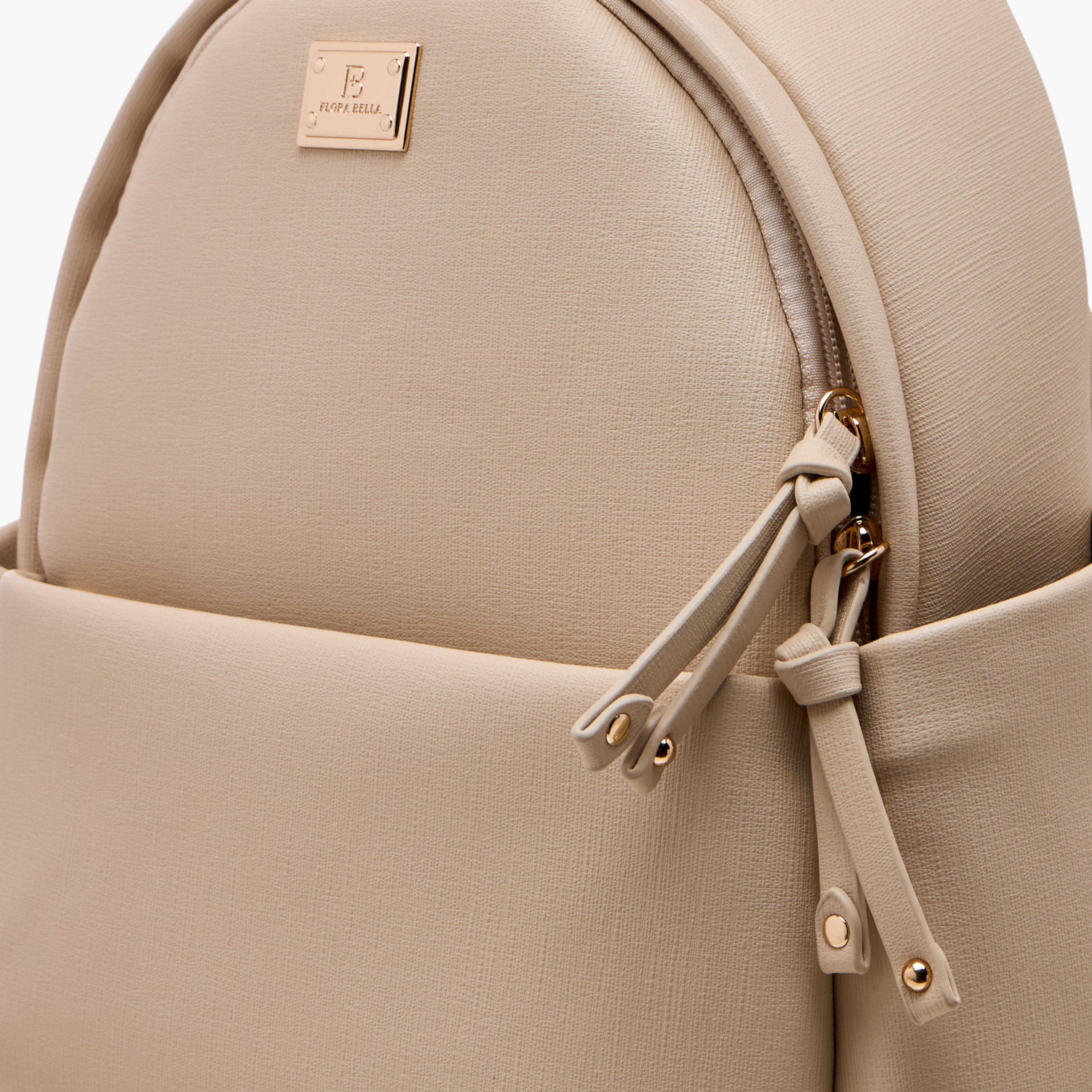 Flora Bella Solid Backpack with Adjustable Straps and Zip Closure - 14x27x32 cm-women-bagsandwallets-backpacks-image-5