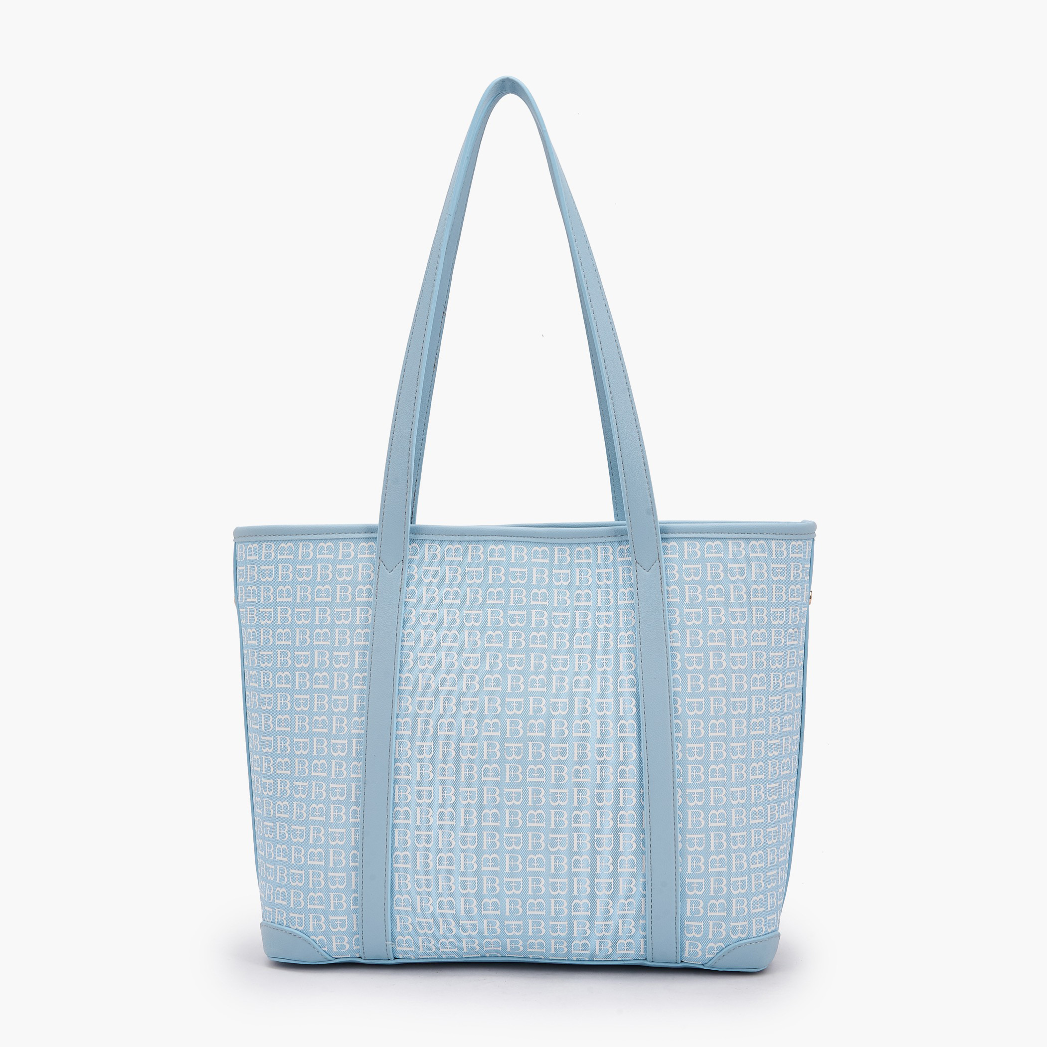 شنطة توتي بطبعات مونوجرام ومقابض مزدوجة من فلورا بيلا-women-bagsandwallets-handbags-image-4