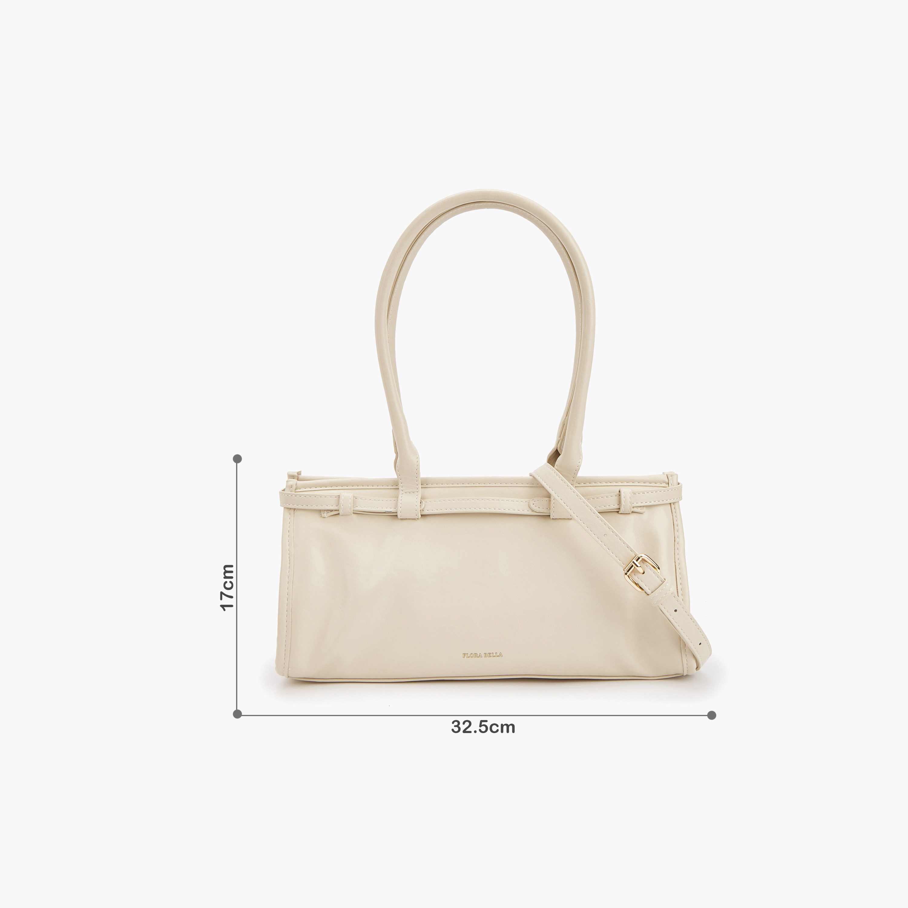 Flora Bella Solid Double Handle Tote Bag with Detachable Strap-women-bagsandwallets-handbags-image-2
