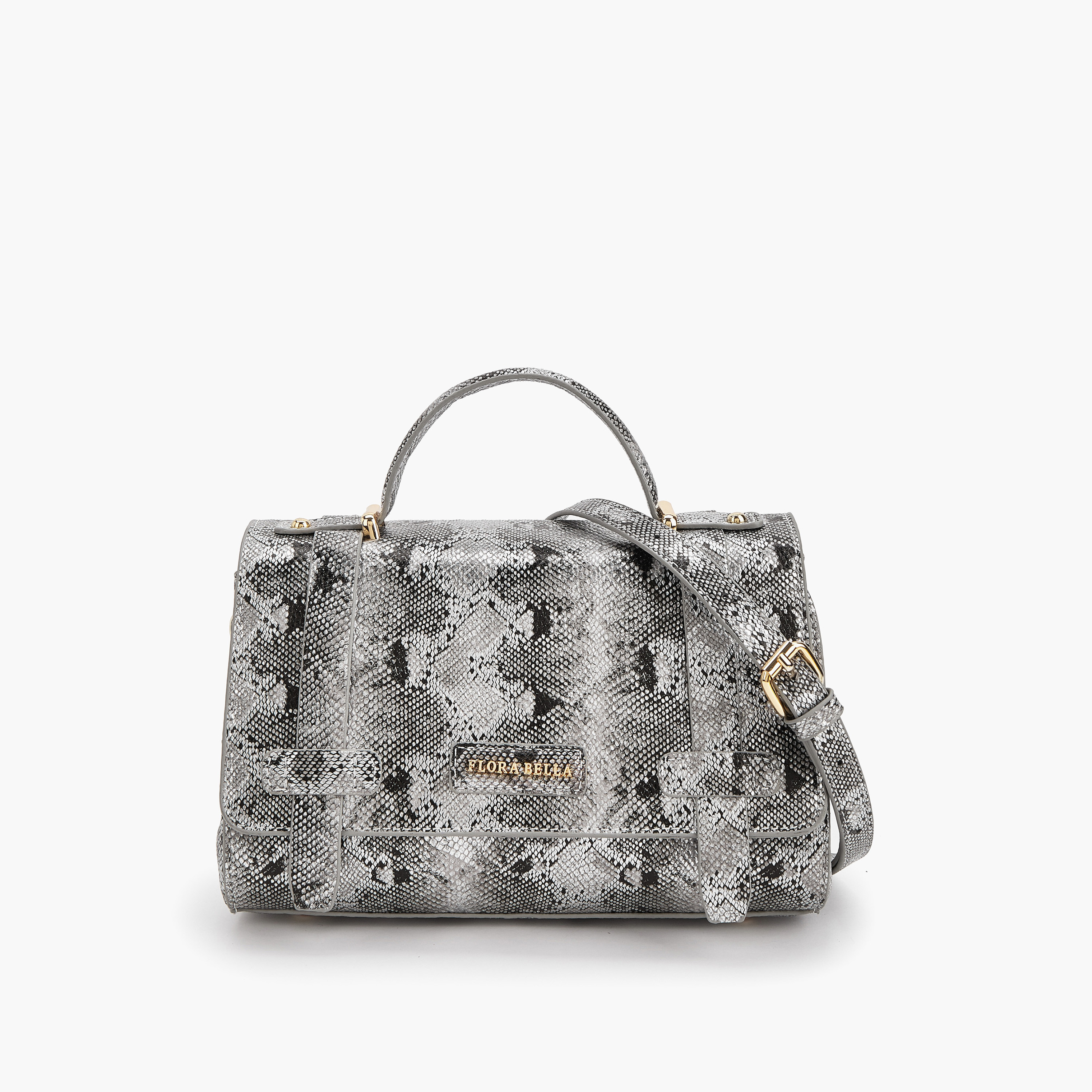 Flora Bella Animal Print Satchel Bag with Detachable Strap-women-bagsandwallets-handbags-image-1