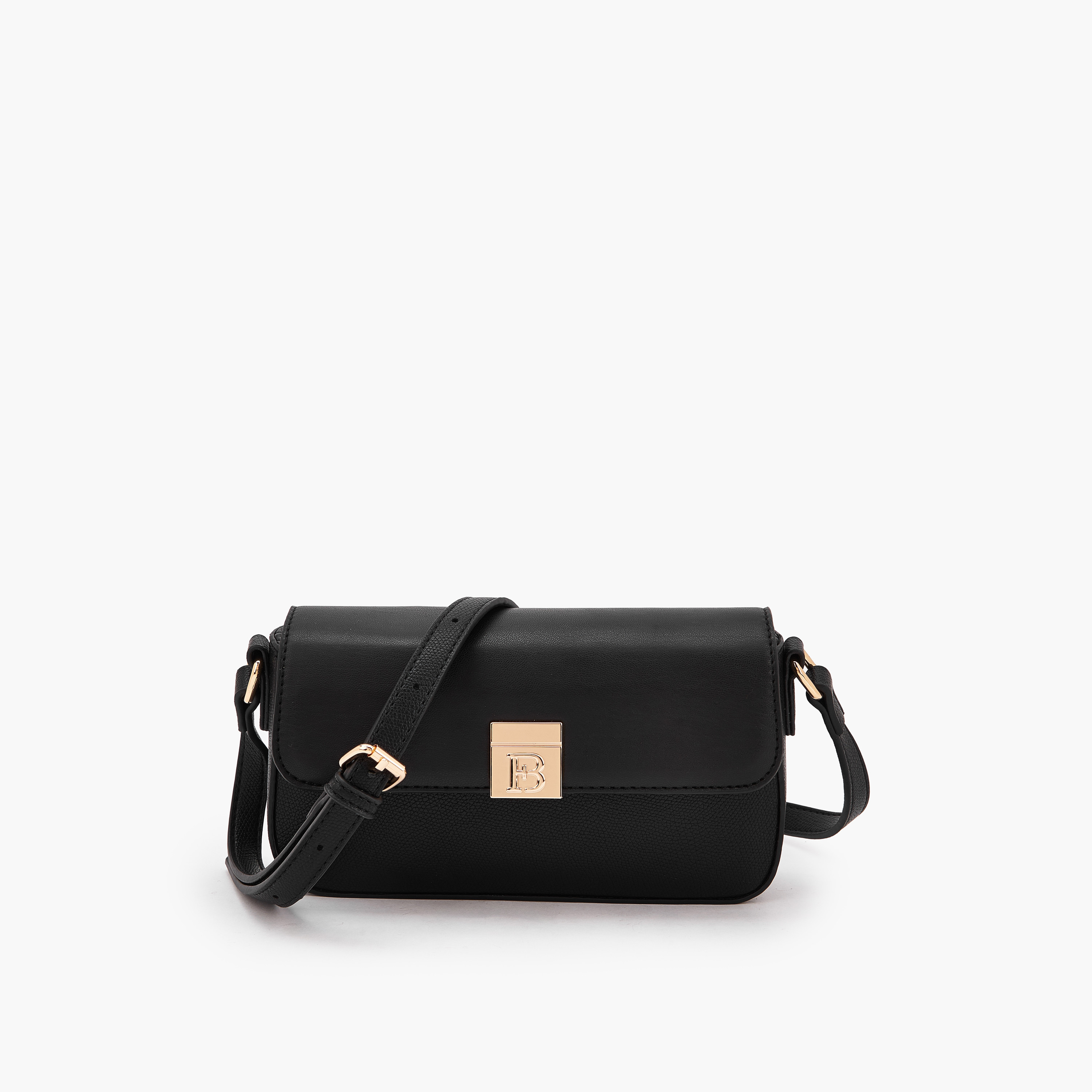 شنطة كروس بودي بارزة الملمس بحزام قابل للتعديل من فلورا بيلا-women-bagsandwallets-handbags-image-1