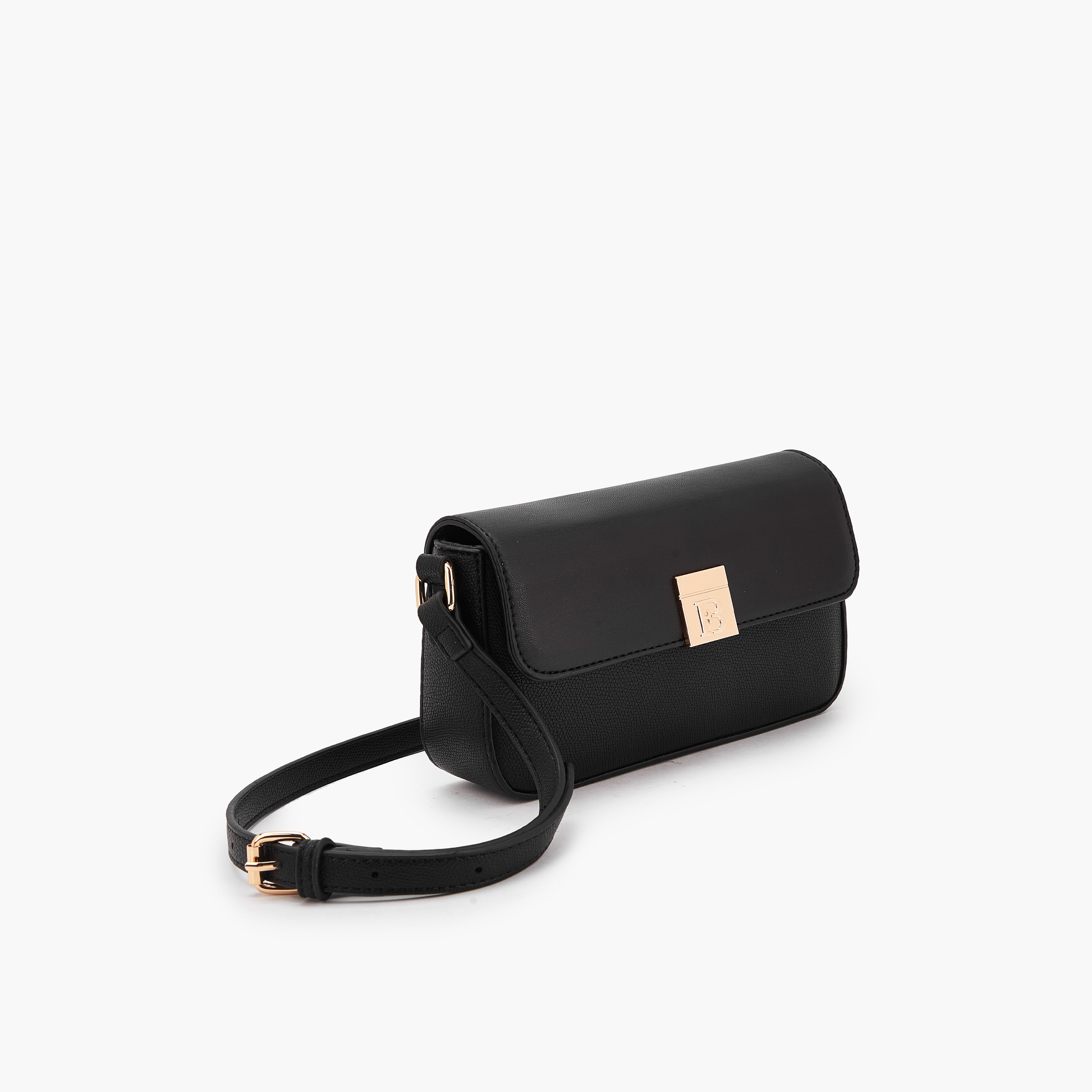 شنطة كروس بودي بارزة الملمس بحزام قابل للتعديل من فلورا بيلا-women-bagsandwallets-handbags-image-4