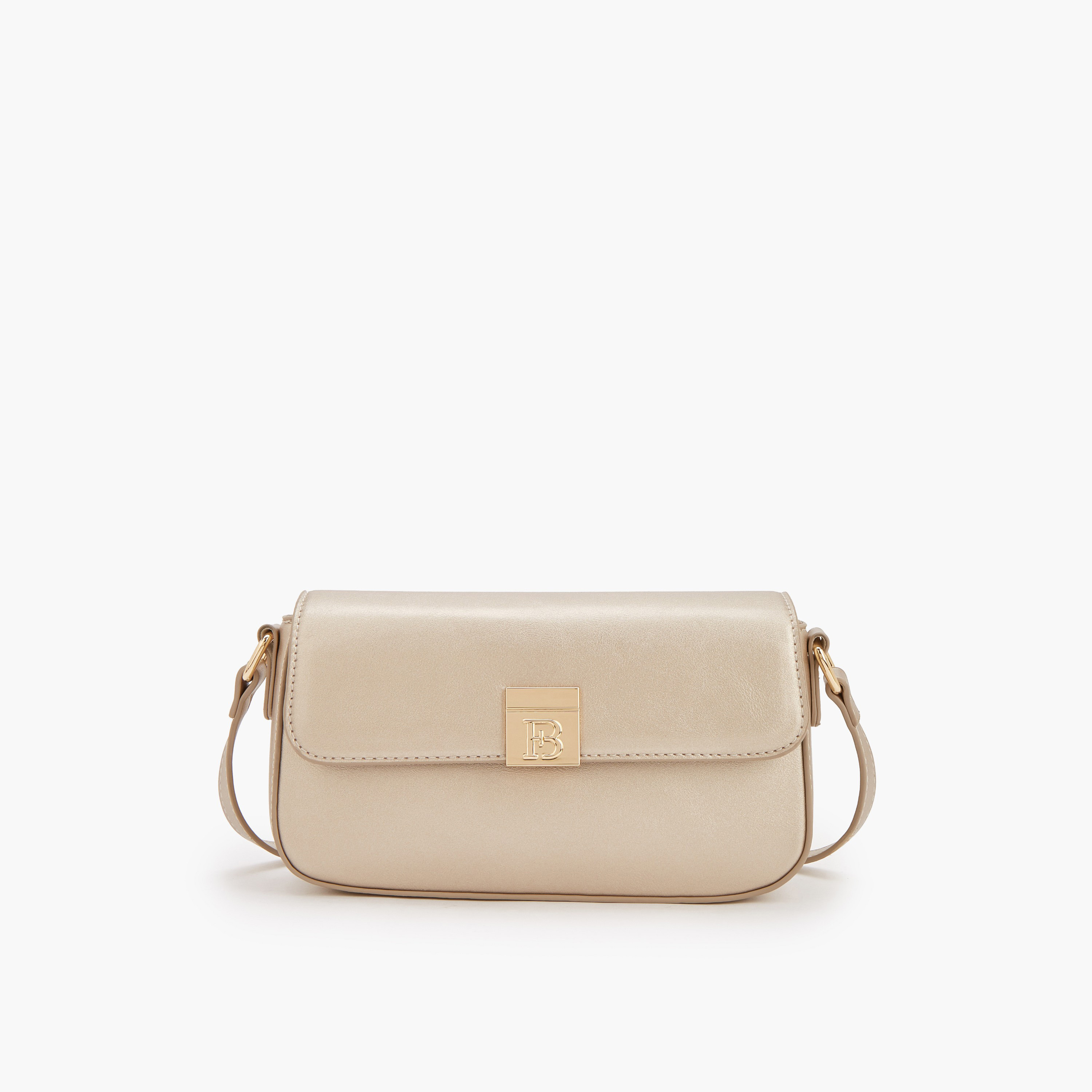 Flora Bella Solid Crossbody Bag with Magnetic Clasp Closure-women-bagsandwallets-handbags-image-1