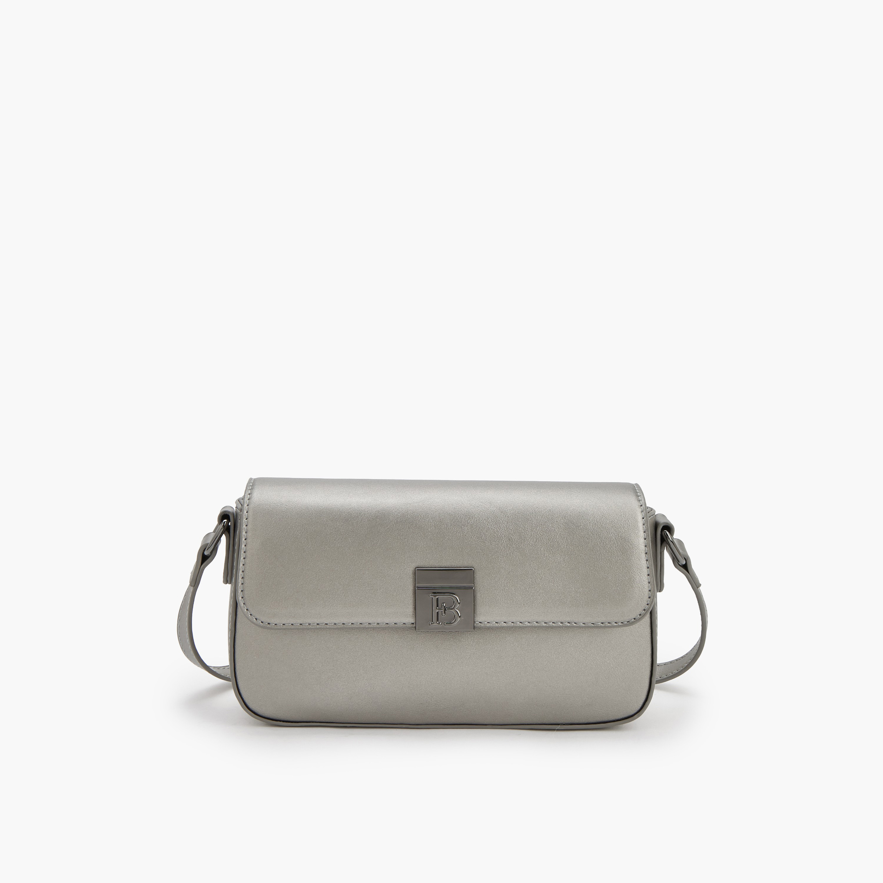 Flora Bella Solid Crossbody Bag with Magnetic Clasp Closure-women-bagsandwallets-handbags-image-1