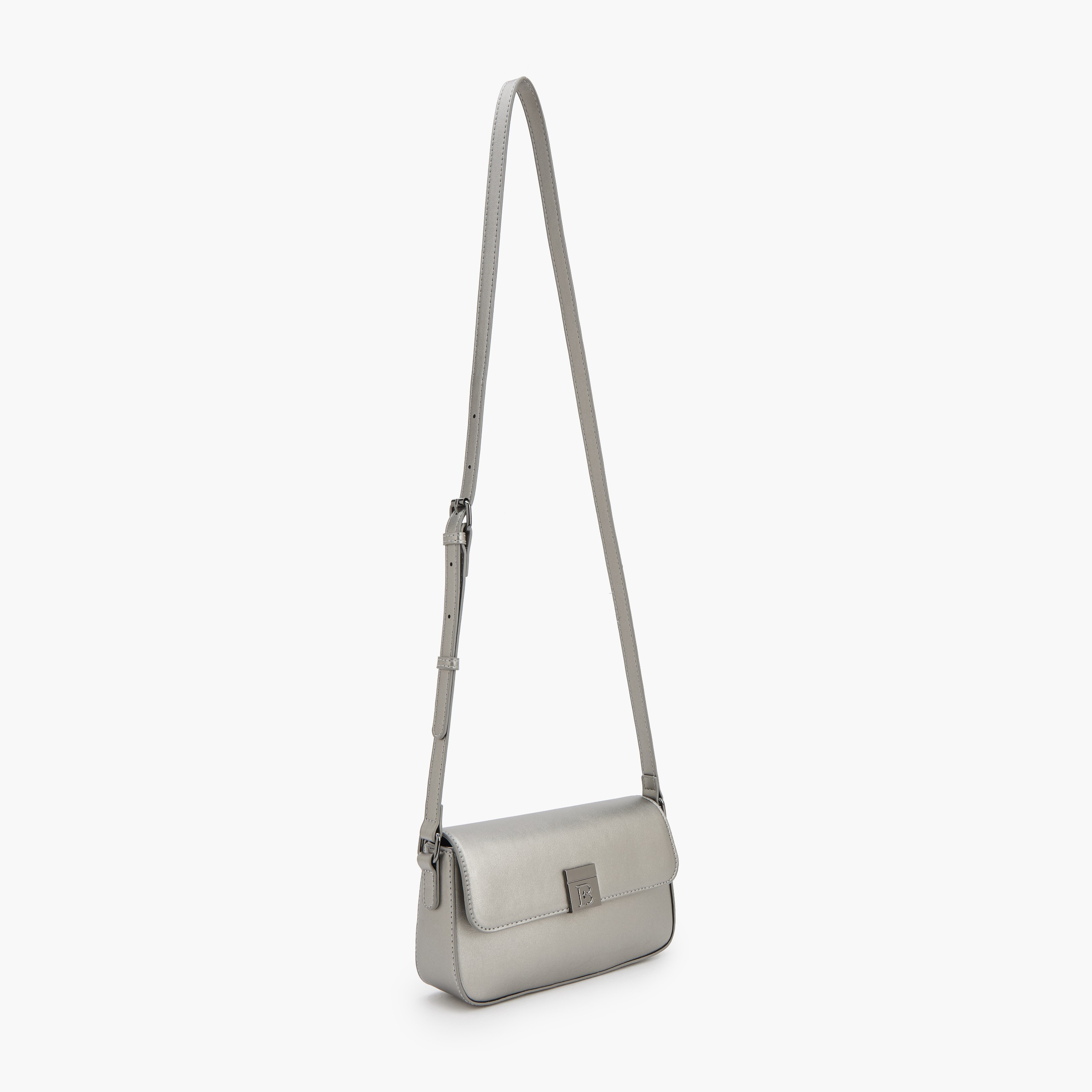Flora Bella Solid Crossbody Bag with Magnetic Clasp Closure-women-bagsandwallets-handbags-image-2
