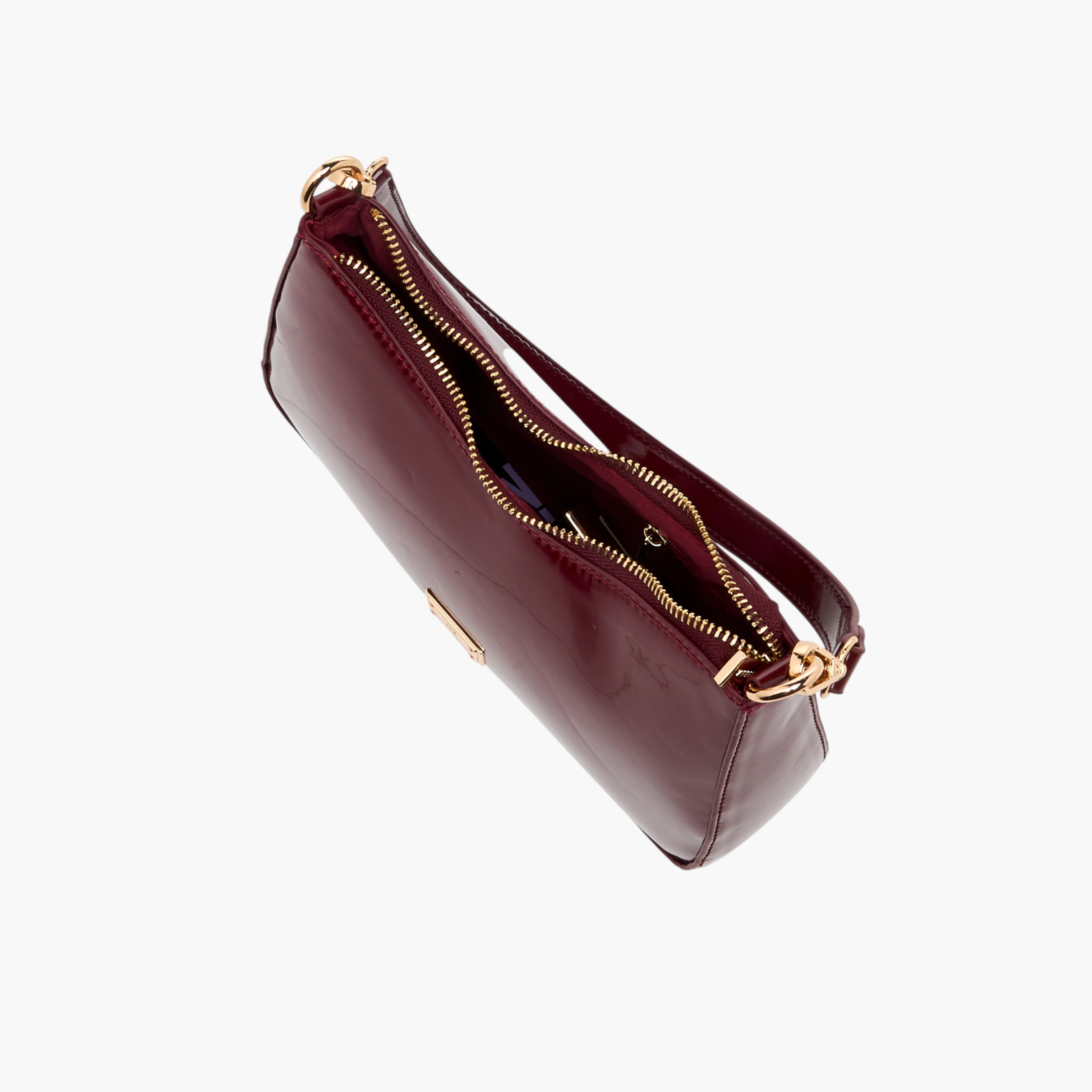 Flora Bella Solid Shoulder Bag with Zip Closure-women-bagsandwallets-handbags-image-7