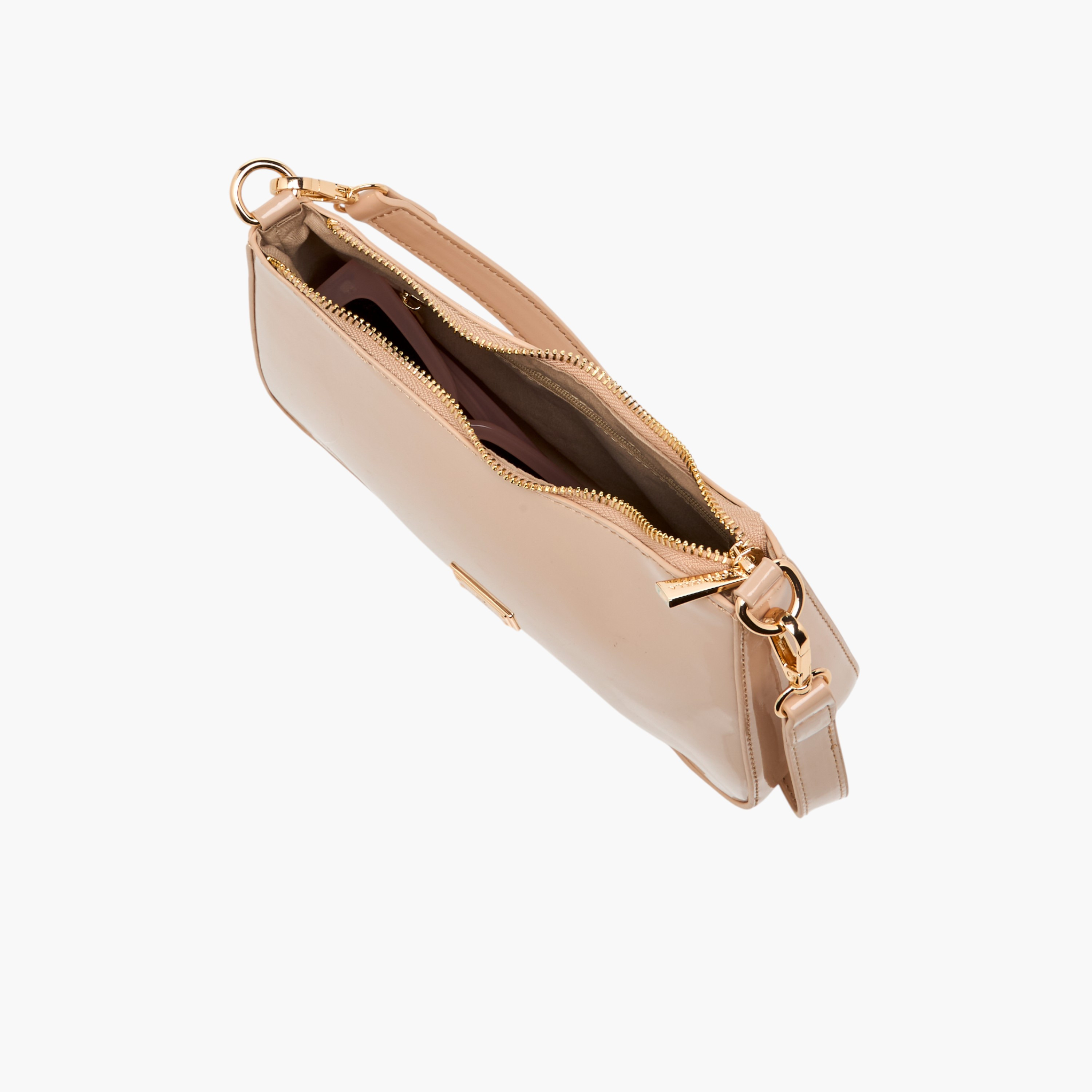 Flora Bella Solid Shoulder Bag with Zip Closure-women-bagsandwallets-handbags-image-7