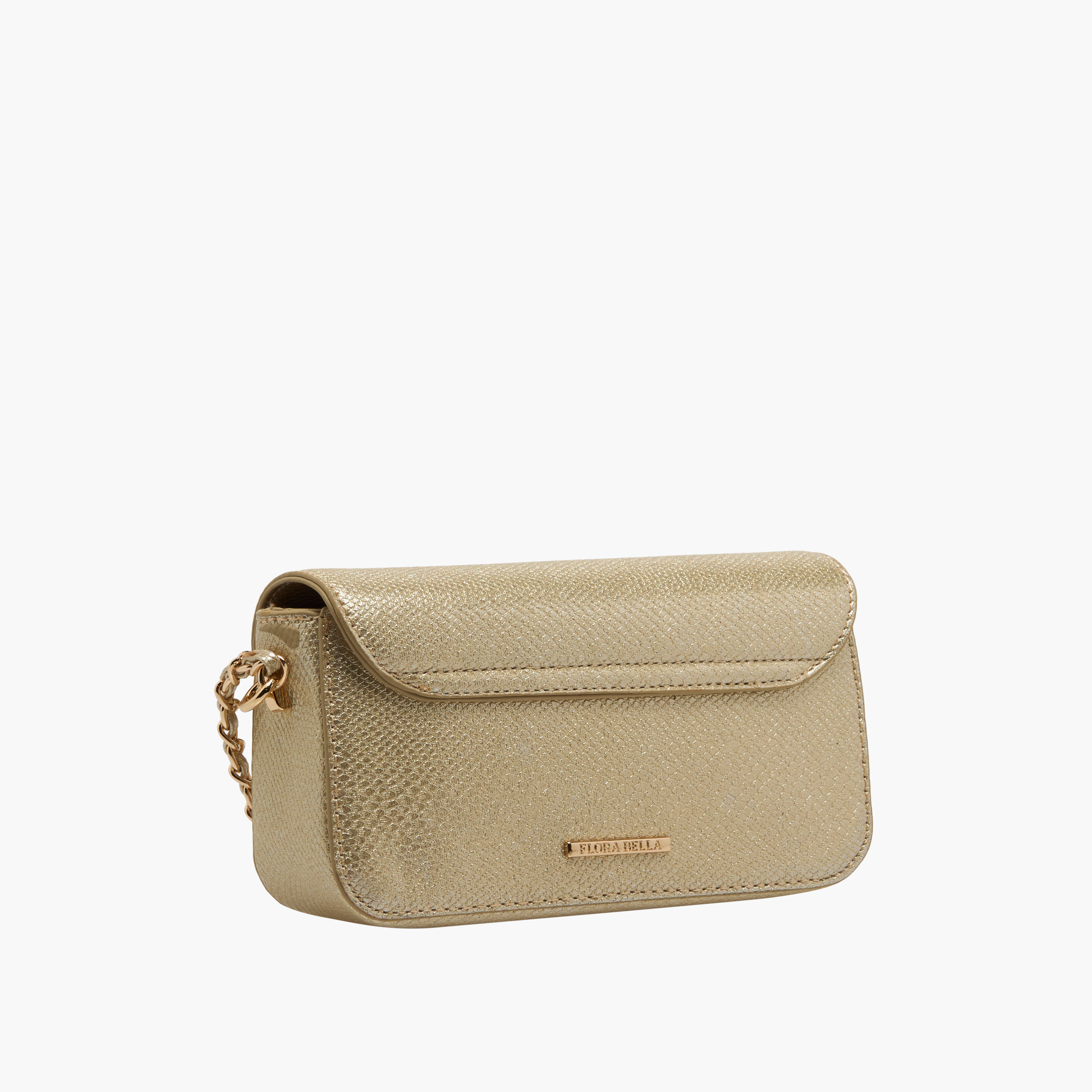 شنطة كروس بودي بارزة الملمس بحزام سلسلة من فلورا بيلا-women-bagsandwallets-handbags-image-3